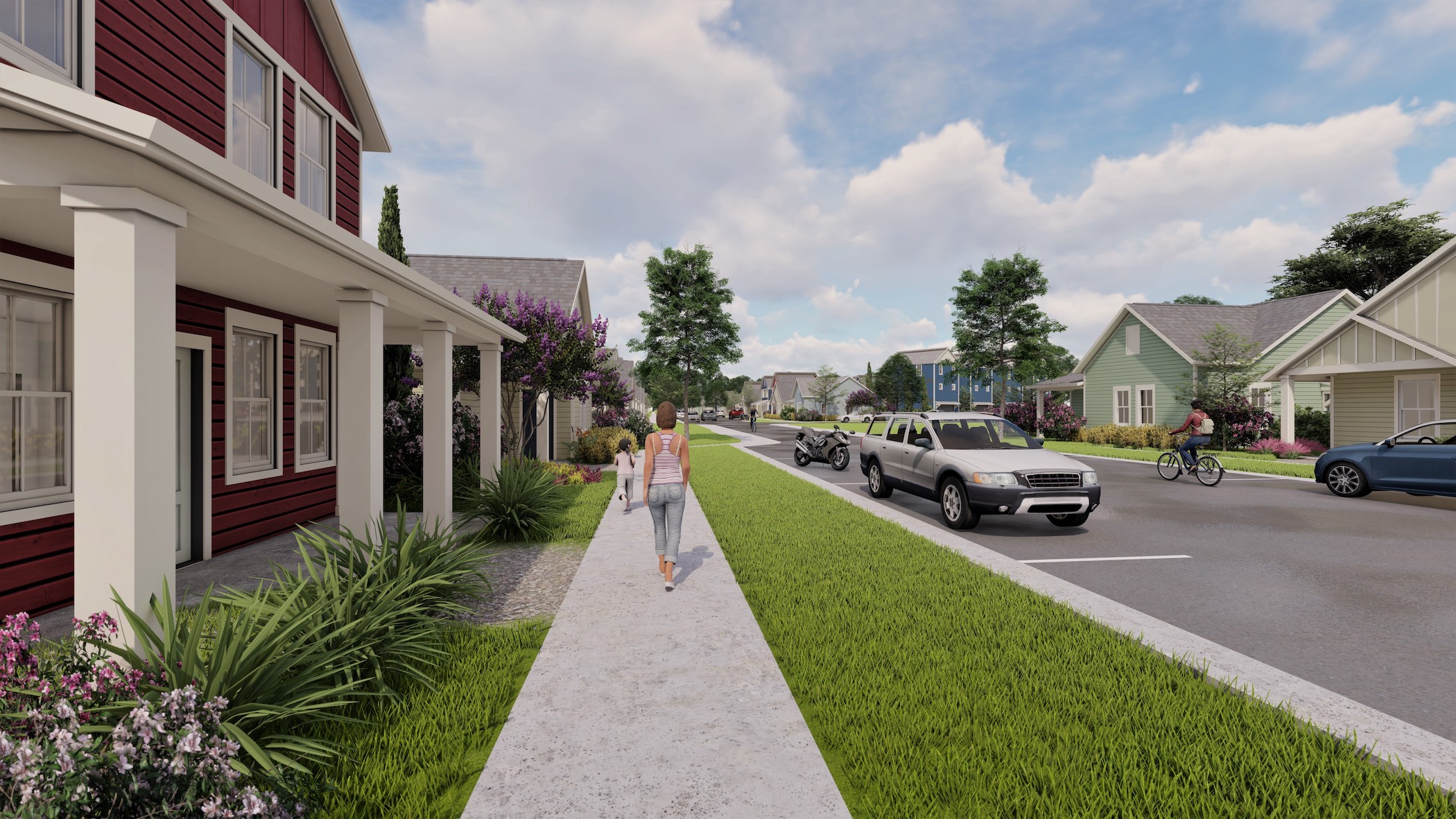 A rendering of Hamlet Maybank in Johns Island, South Carolina. (jwalk)