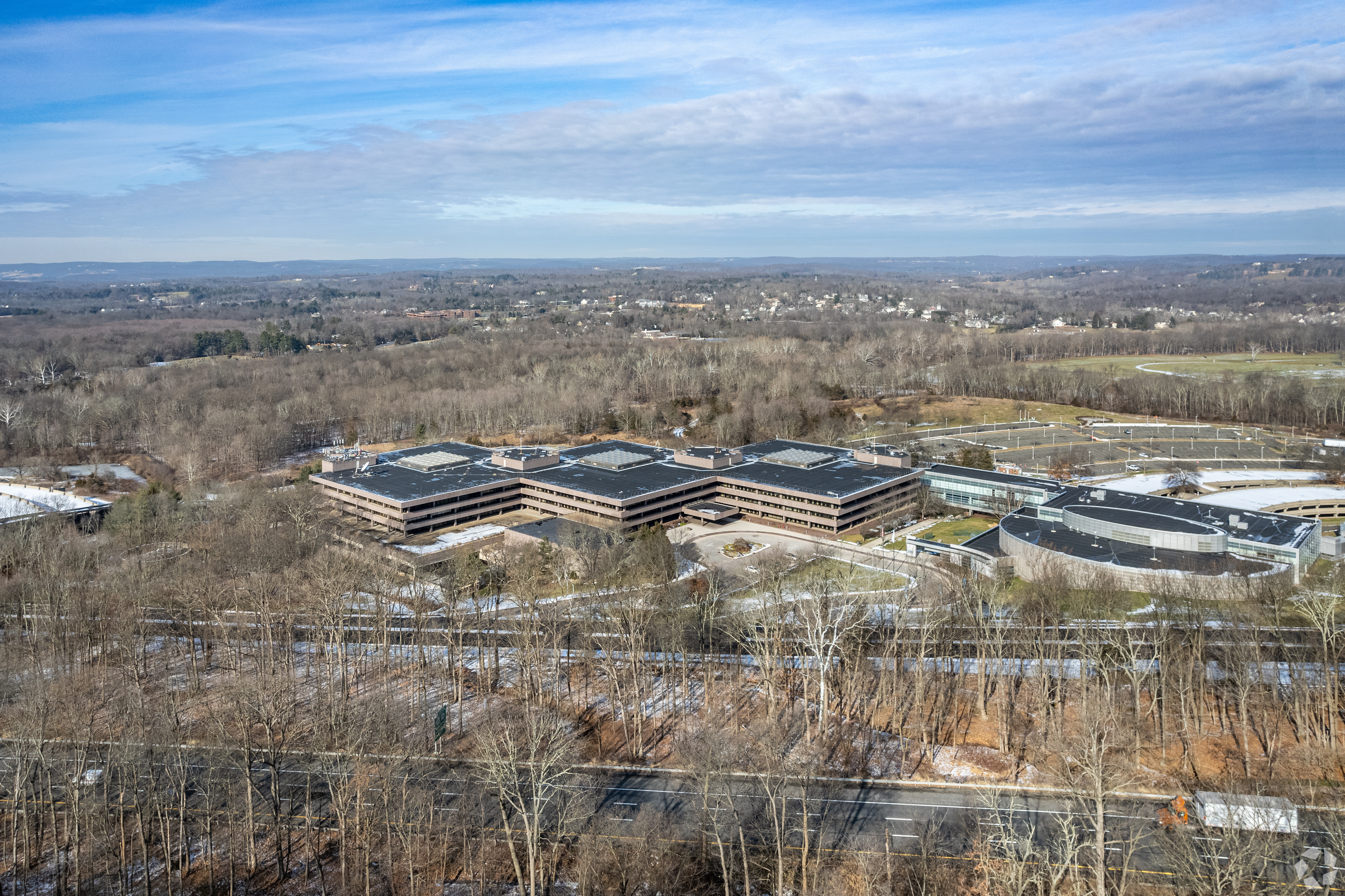 AT&T has occupied a large campus in Bedminster, New Jersey, for decades. (CoStar)