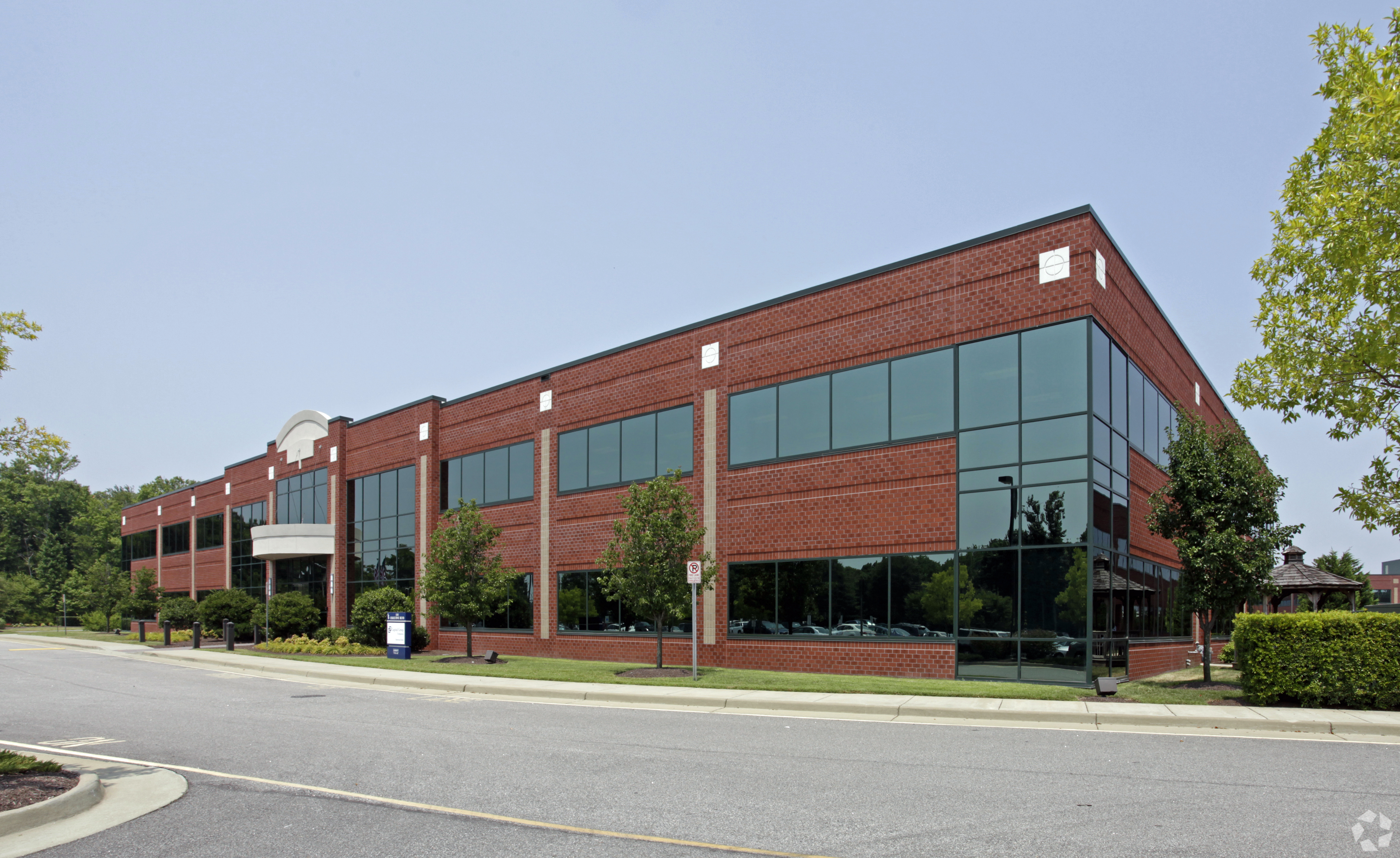 The property at 1301 Executive Blvd. in Chesapeake, Virginia, is one of the 22 commercial properties Transwestern will oversee. (CoStar)
