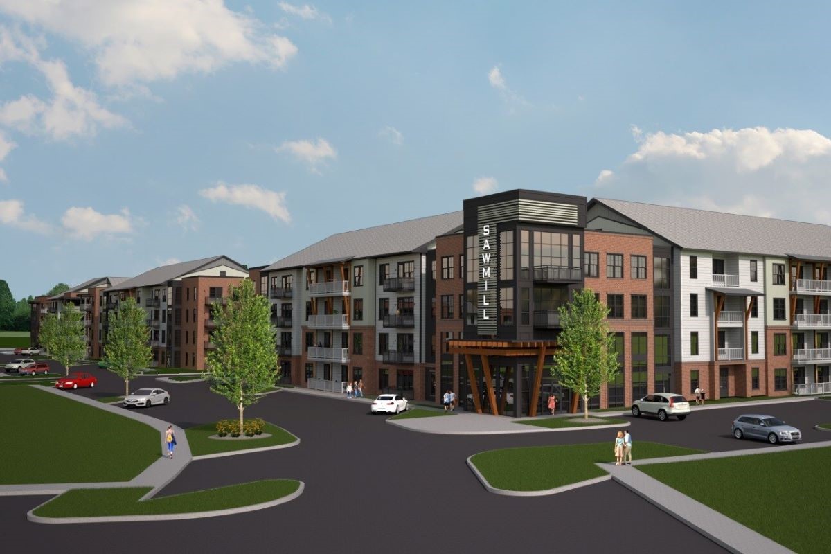 The Sawmill project in Summerville, South Carolina will include an apartment complex, medical offices, a grocery store and space for future retail developments. (Cantor Fitzgerald)