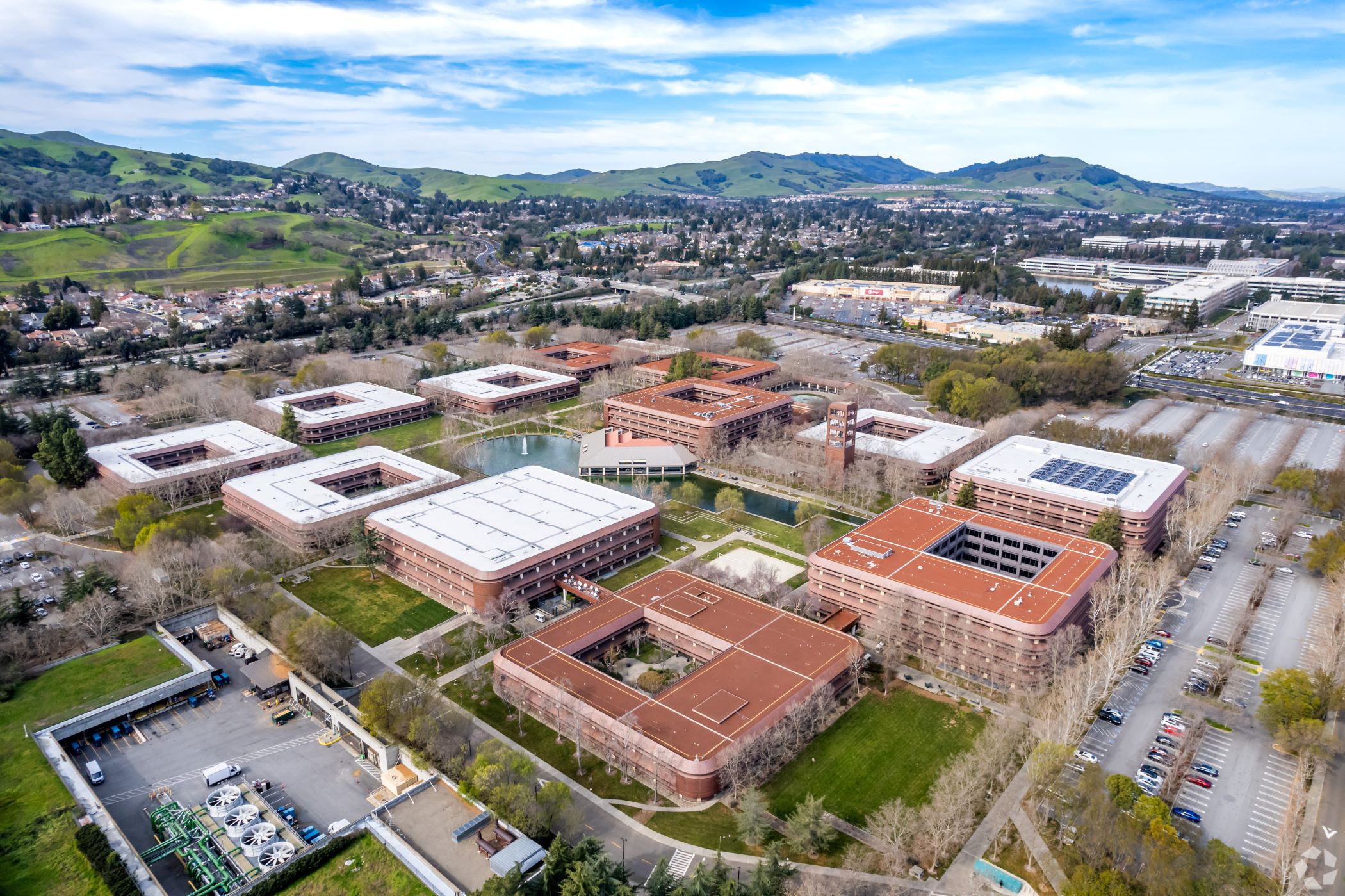 Chevron sold its headquarters in San Ramon, California, to Sunset Development in 2022. (CoStar)
