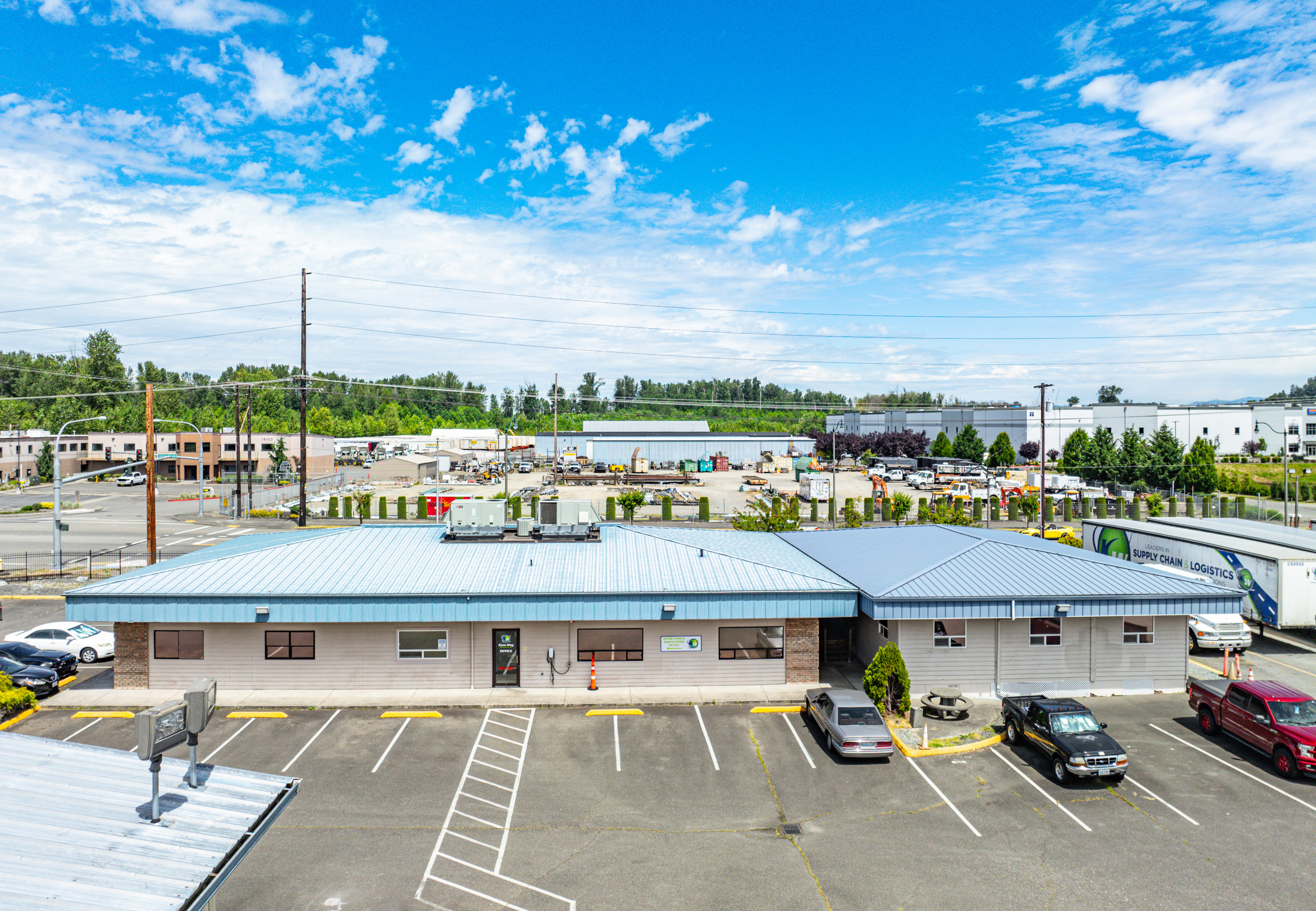 Realterm bought this outdoor storage and maintenance facility in the Seattle suburb of Sumner in June 2024. (CoStar)