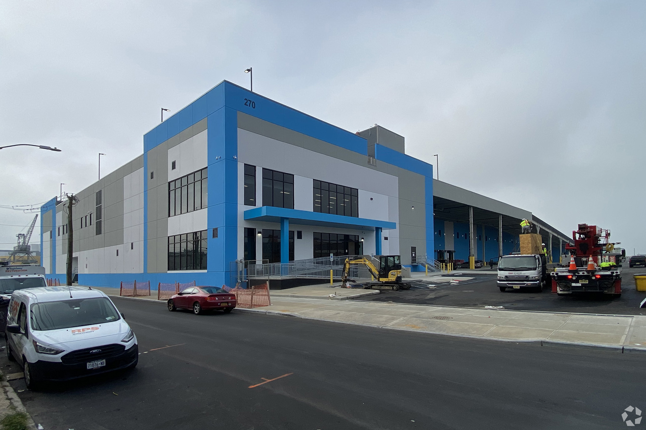 Thor Equities completed development of 280 Richards St. in Brooklyn, New York, in 2022 after preleasing it to Amazon. (CoStar)