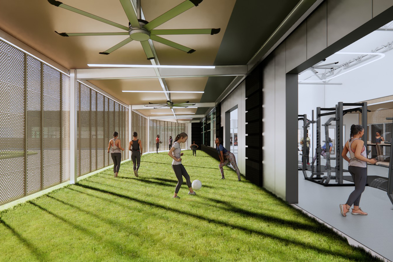 A new professional women's sports training facility is planned for Hillsboro, Oregon. (RAJ Sports)