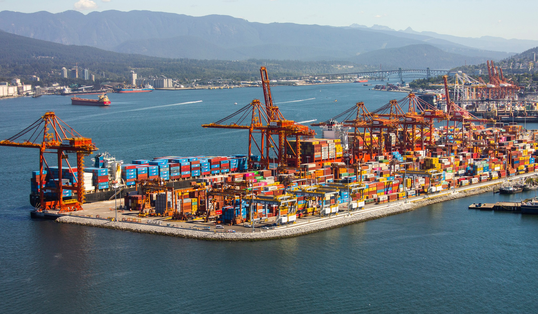 About $800 million of cargo flows through Canada's West Coast ports daily. (Port of Vancouver)