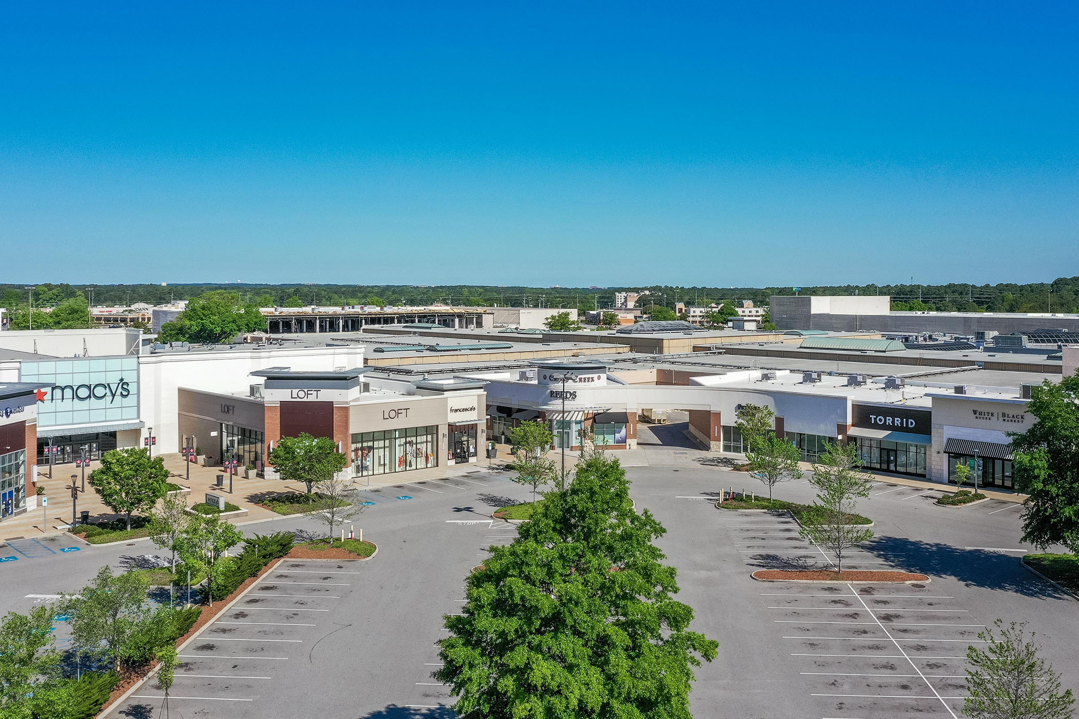 Cross Creek Mall is the largest enclosed mall within a 60-mile radius of Fayetteville, North Carolina. (CoStar)