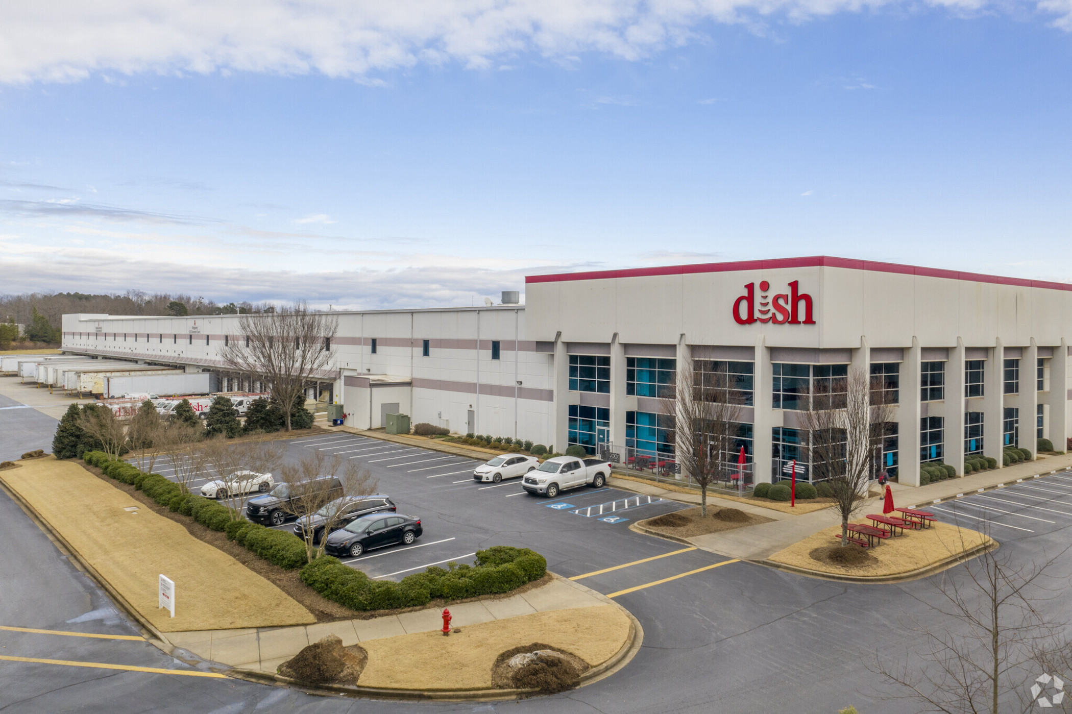 Dish Networks' national real estate footprint includes office, industrial and retail space that spans more than 7 million square feet. (CoStar) 