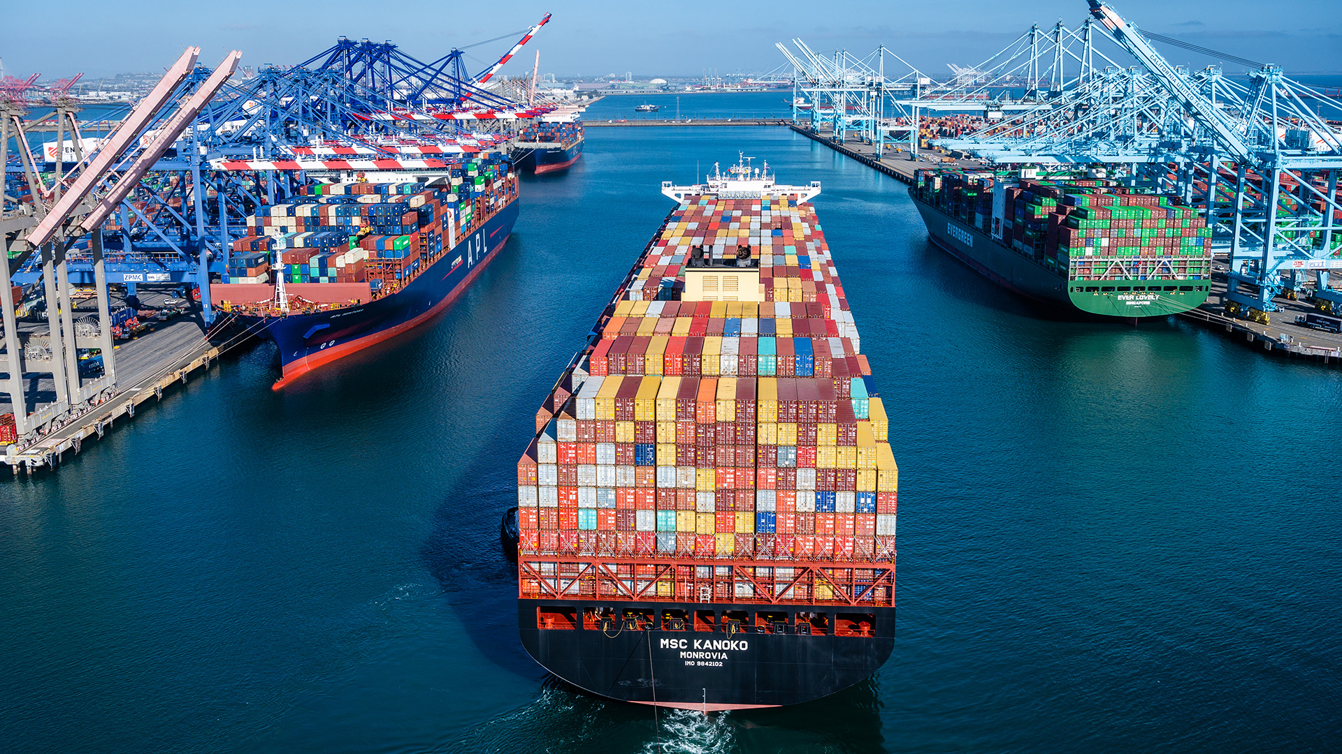 The Port of Los Angeles processed a near-record 10.3 million container units in 2024. (Port of Los Angeles)