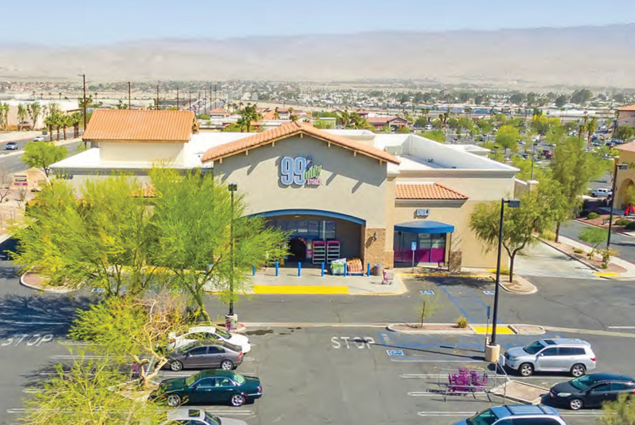 34660 Monterey Ave. in Palm Desert, California, is fully leased by discount retailer 99 Cents Only Store until 2039. (CoStar)