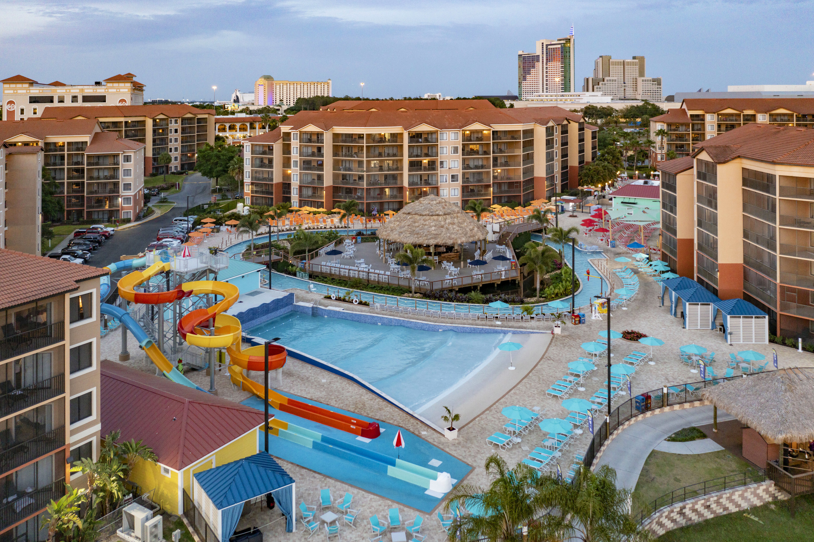 Under a new collaboration, Choice Hotels International will list Westgate Resorts' 21 properties on their booking sites. Shown is Treasure Cove Water Park at Westgate Lakes Resorts & Spa in Orlando. (Choice Hotels International)