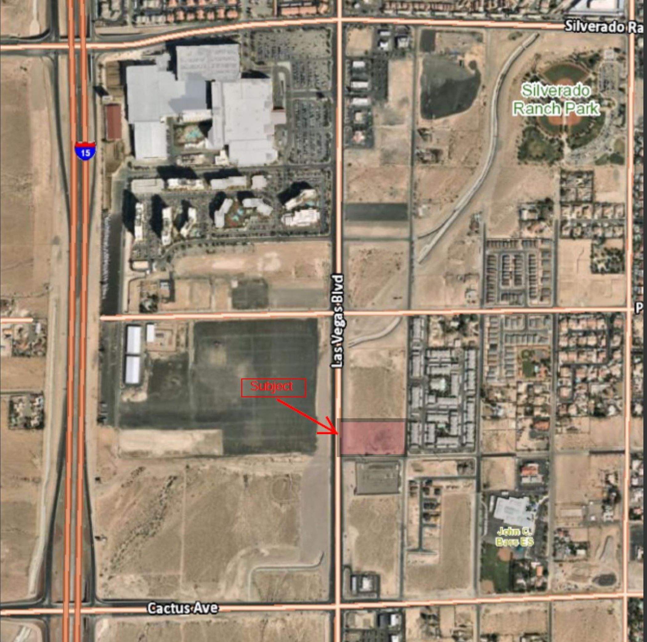 The land parcel near Las Vegas was on the market for just over 150 days prior to its sale. (CoStar)