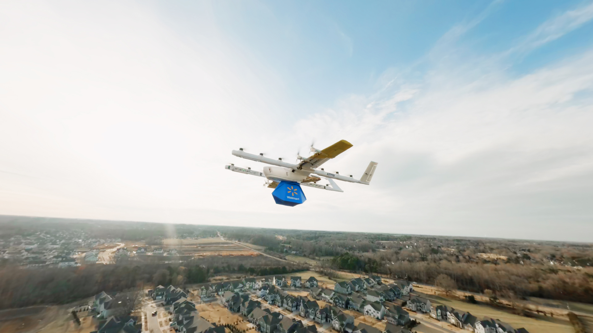 Walmart will soon be offering drone delivery in a total of five states: Arkansas, Florida, Georgia, North Carolina and Texas. (Walmart)