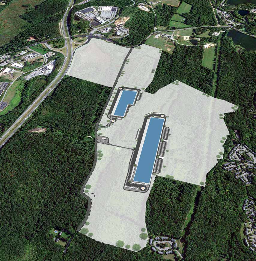 Mega Distribution Center Development North of New York Lands 163