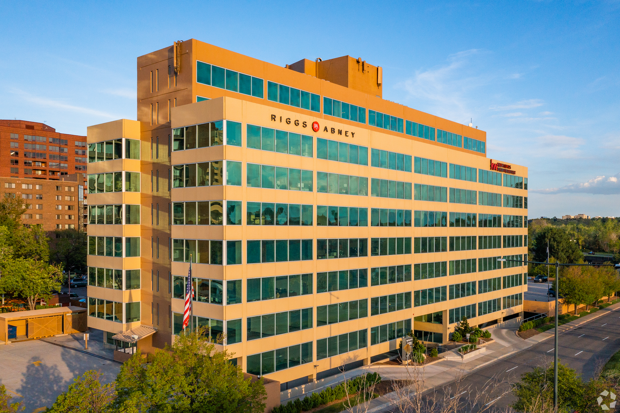 The office building at 50 South Steele St. in Denver's Cherry Creek neighborhood could be razed to make room for a new luxury apartment project. (CoStar) 
