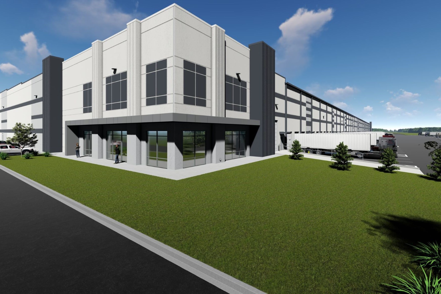 A joint venture between Core5 Industrial Partners and MBK has moved dirt on an industrial speculcative development in the greater San Antonio area. (Partners Real Estate)