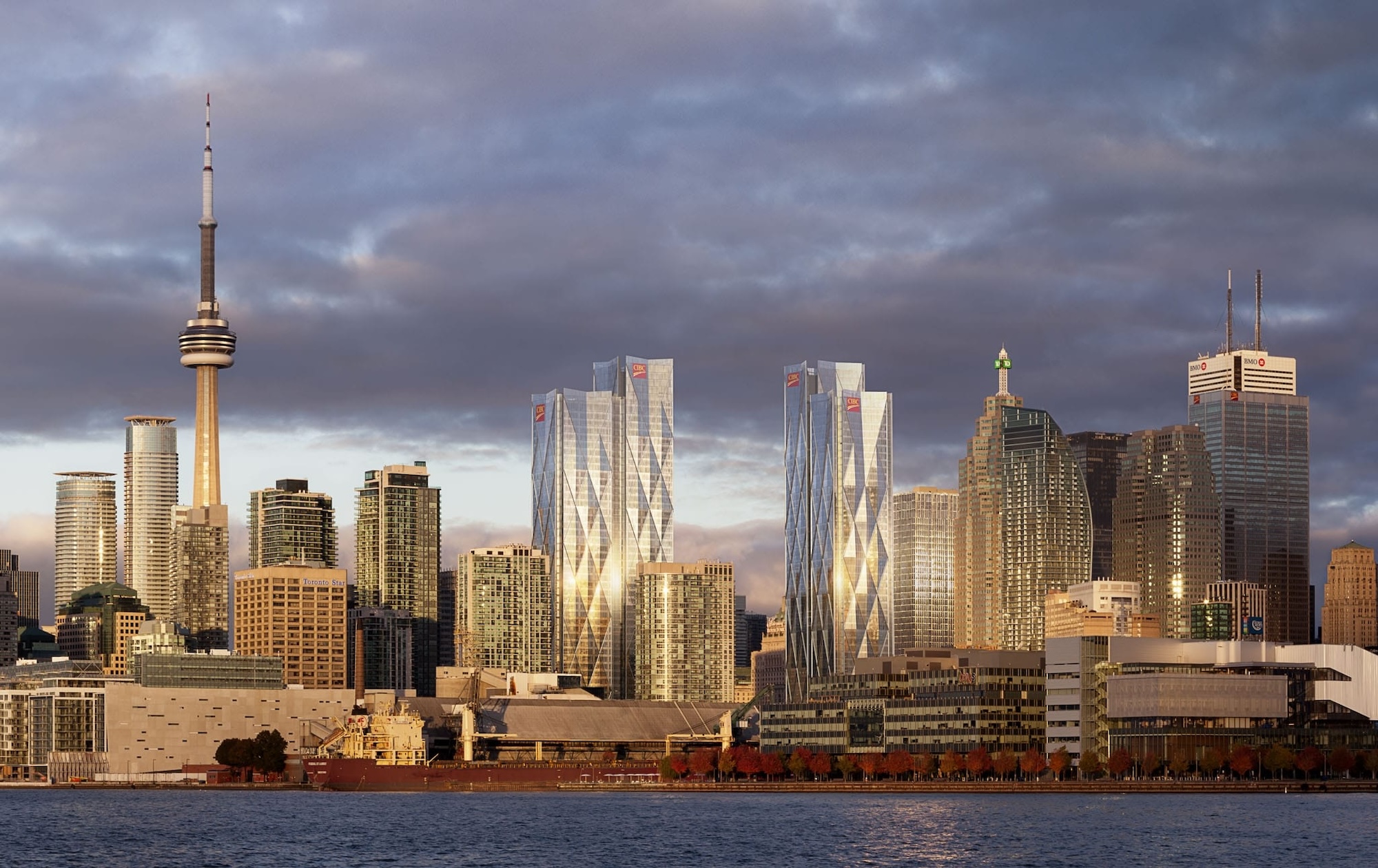 A rendering of CIBC Square in downtown Toronto.