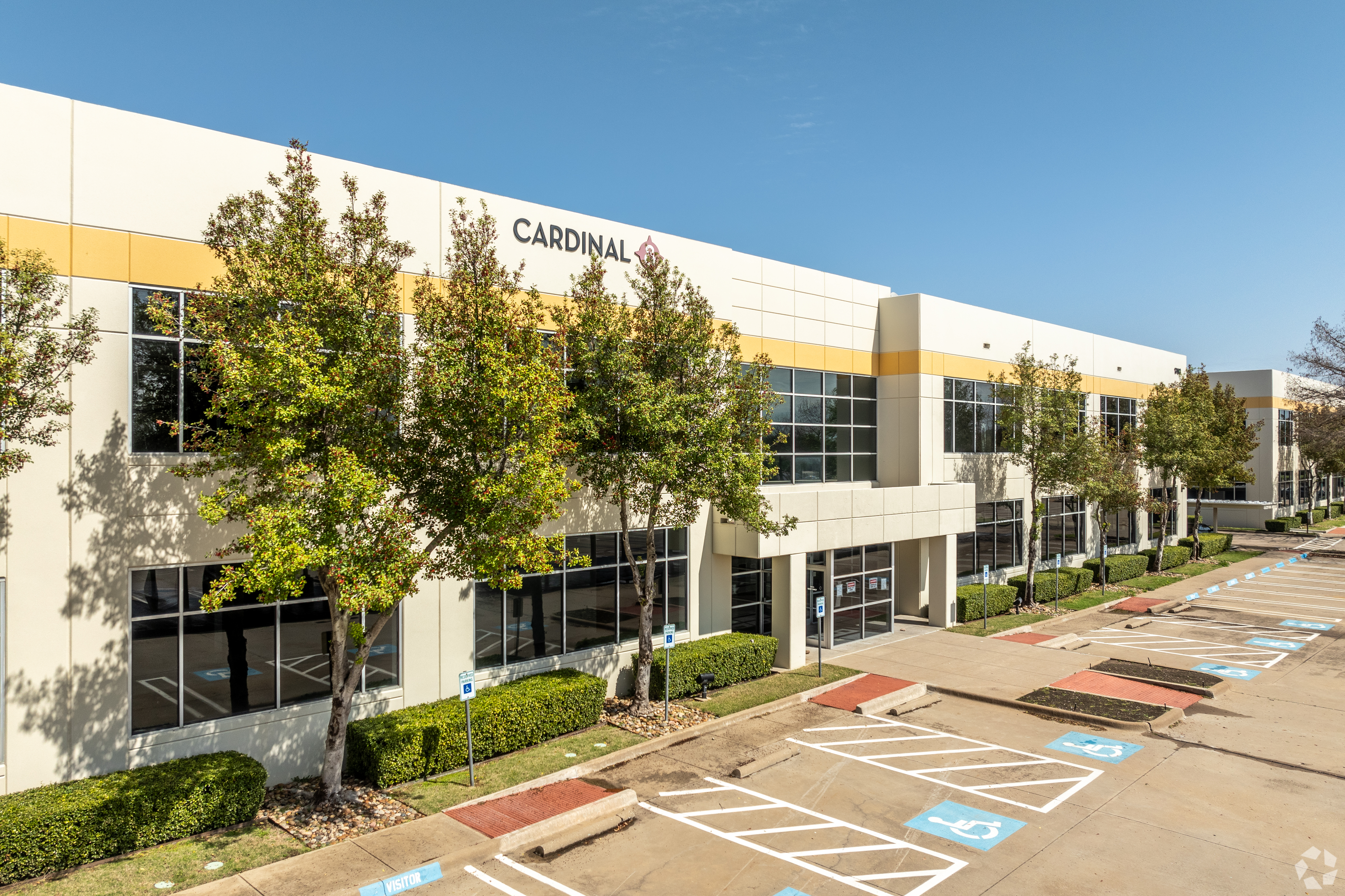 This two-story office building has landed a new tech firm that plans to put its headquarters in the space. (CoStar)