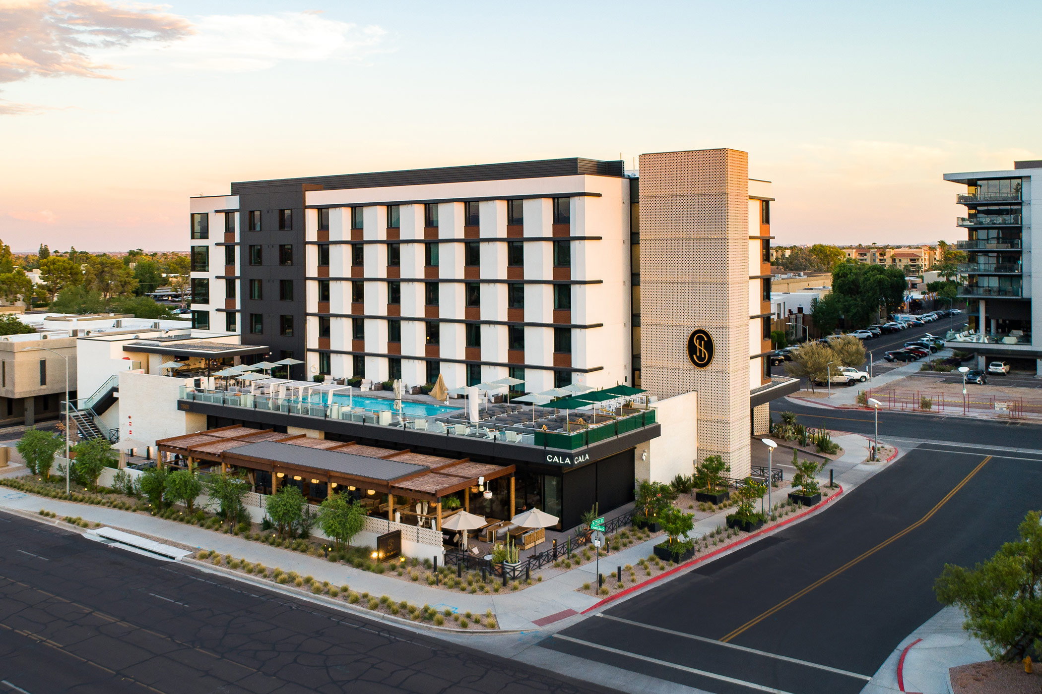 Opwest Partners developed and opened the 169-key Senna House Hotel, Curio Collection by Hilton in Scottsdale, Arizona. (Kevin Brost)