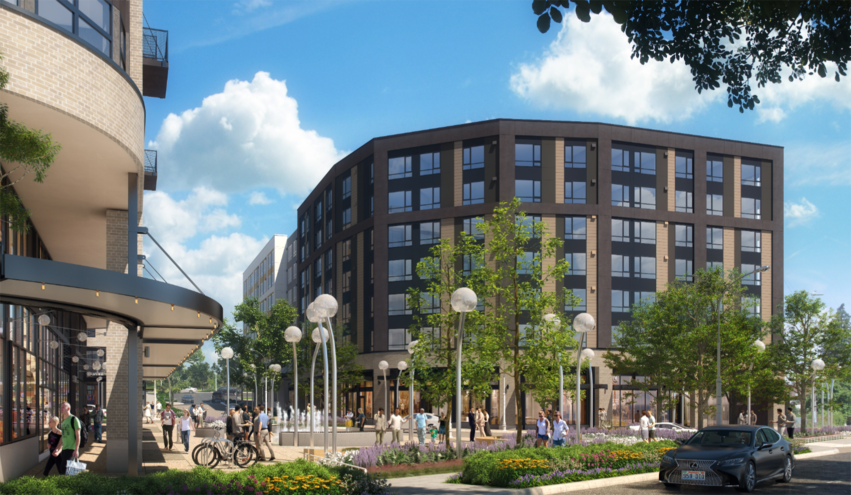 A group of local developers had finished construction of the three-building Grand Street Commons project in Seattle. (CoStar)
