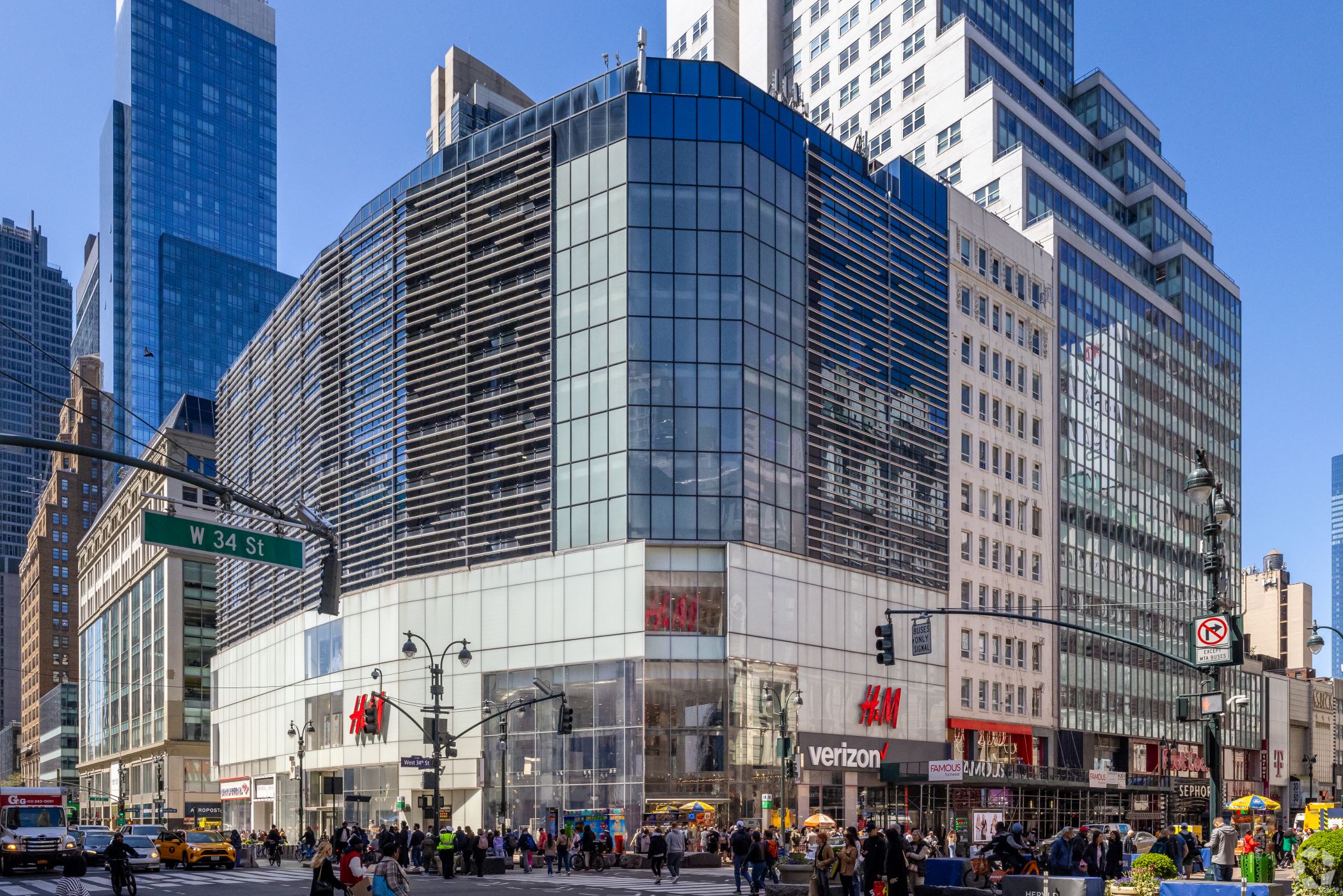 Yeshiva University is opening a new health sciences campus at the Herald Center building across from Macy's in midtown Manhattan. (CoStar)