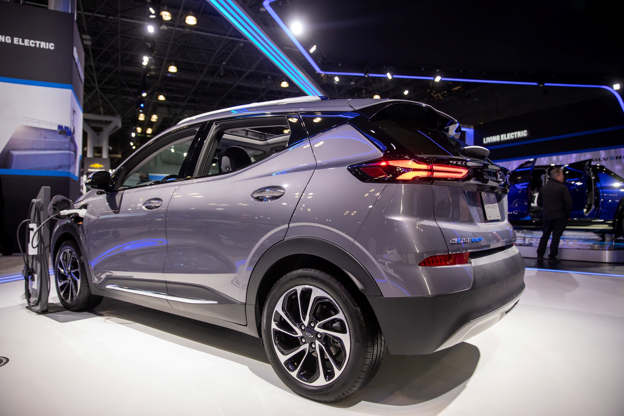 General Motors said its third-quarter sales increased 24% from the year-earlier period, boosted by cars including its Chevrolet Bolt electric vehicle. (Michael Nagle/Bloomberg via Getty Images)