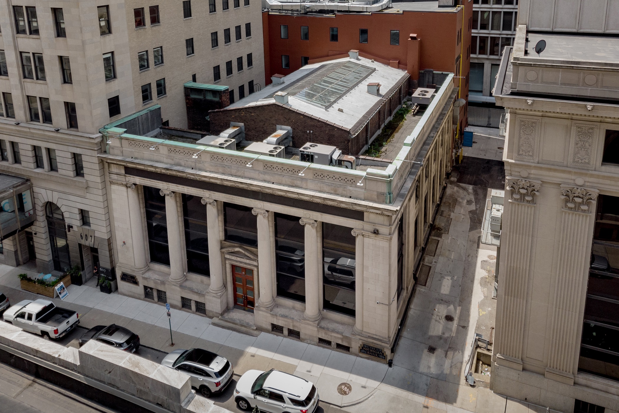 Historic Michigan Bank Building Hits the Market in Downtown Detroit
