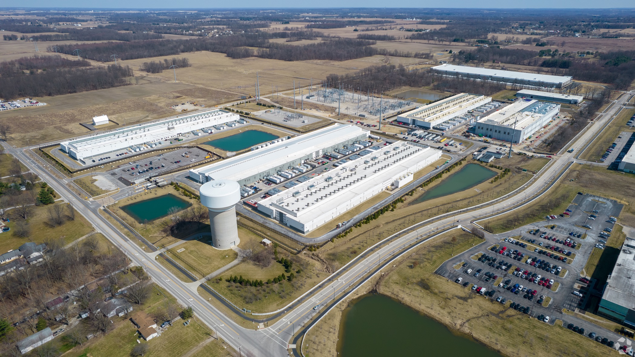 Amazon Web Services is expanding its collection of data centers in Ohio. Its facilities in the state include this data center in New Albany. (CoStar)