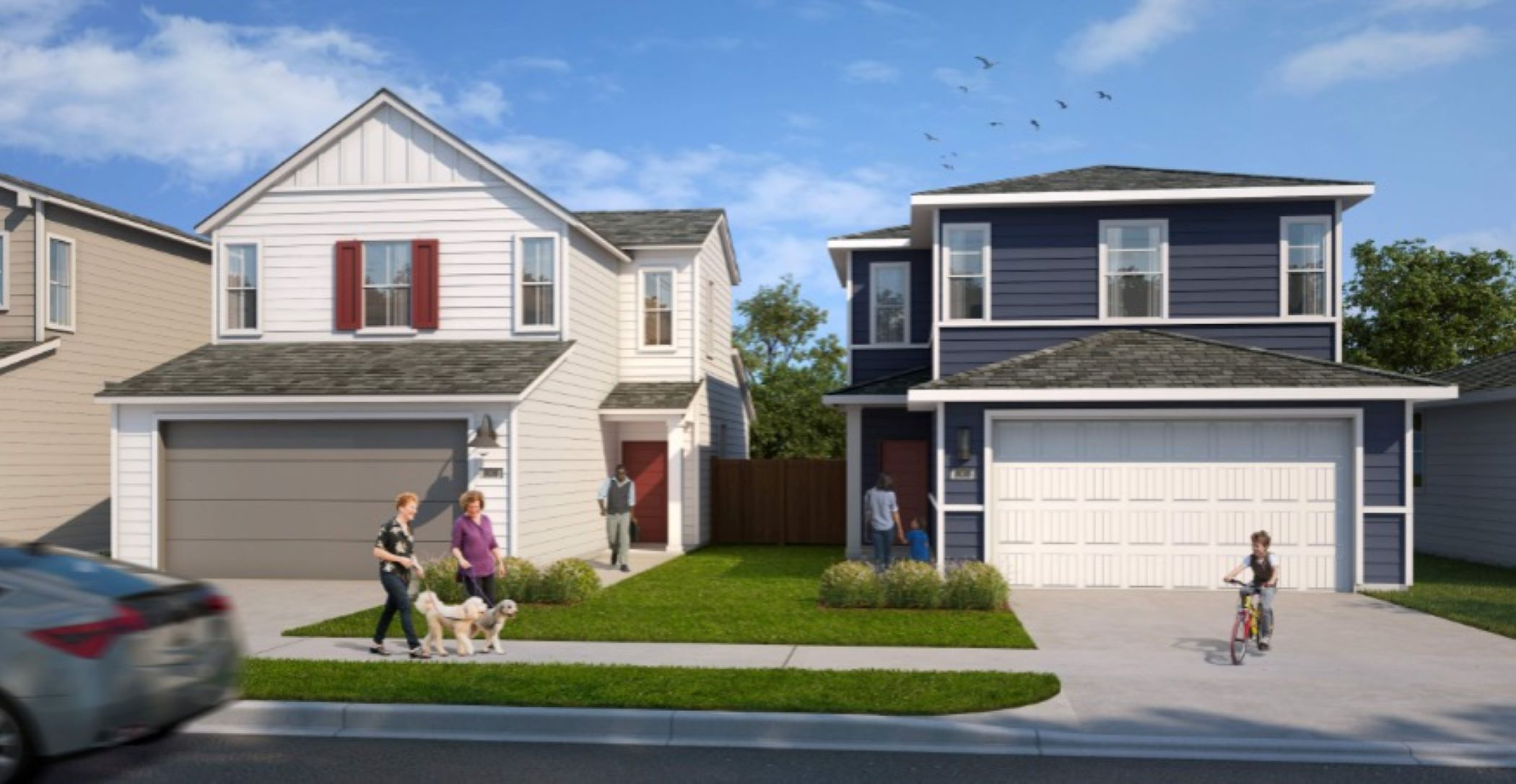 Dinerstein Cos. is building two single-family rental neighborhoods. (Dinerstein Cos.)