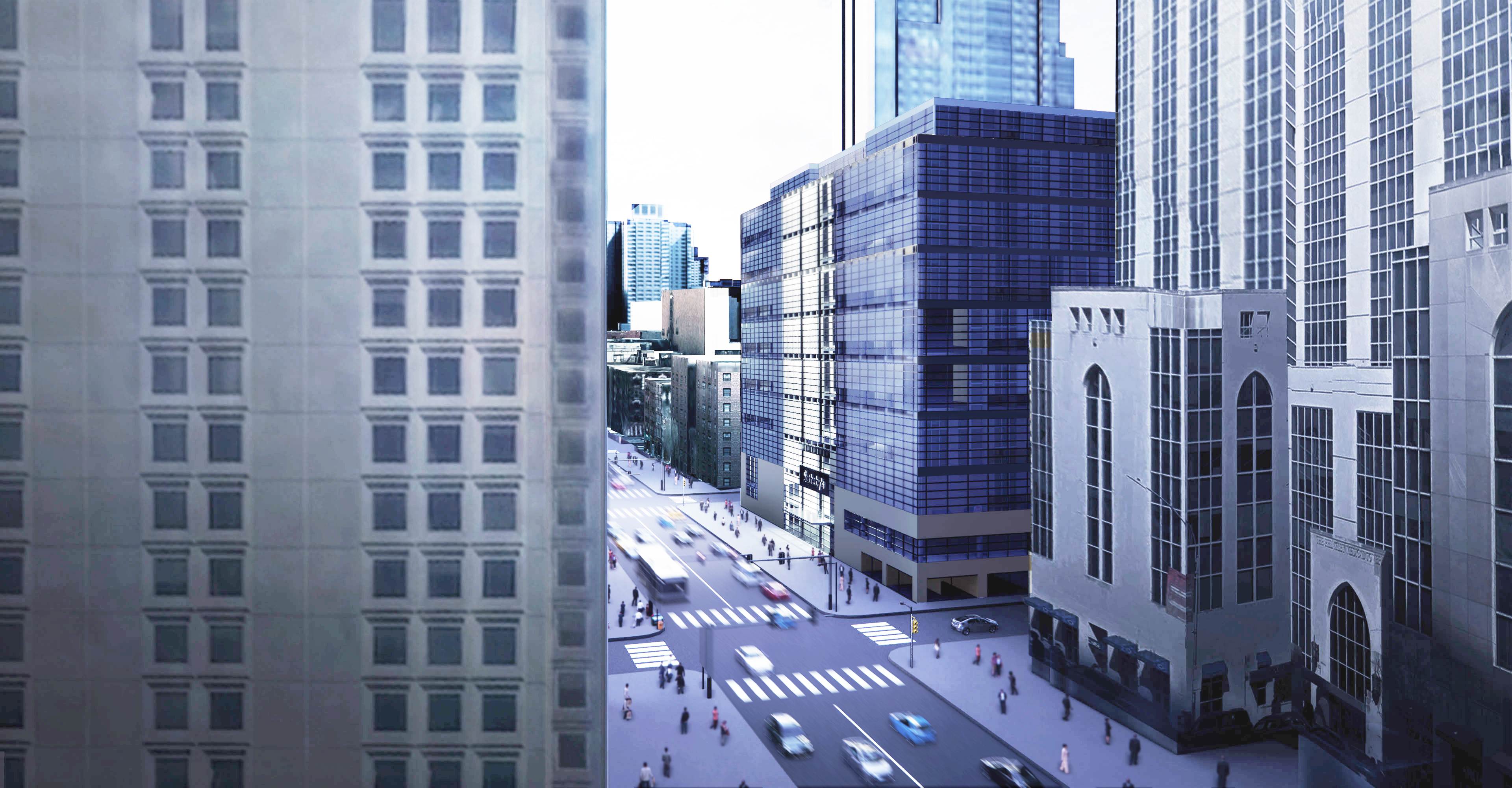 Weill Cornell Medicine has signed a deal to occupy 200,000 square feet at 1334 York Ave., depicted in a rendering, in Manhattan, a block from its main campus at 1300 York. (Skidmore, Owings & Merrill)