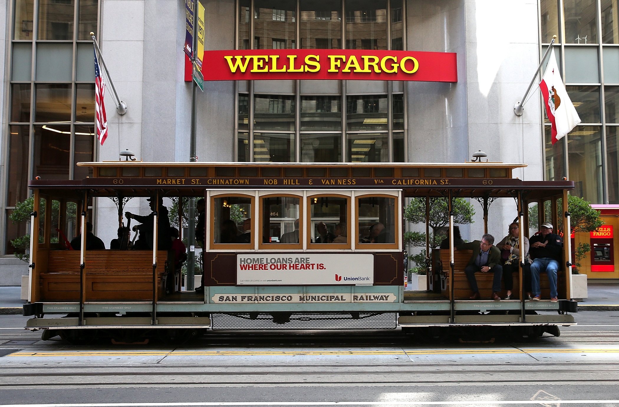 Wells Fargo's headquarters is located in San Francisco. (CoStar)