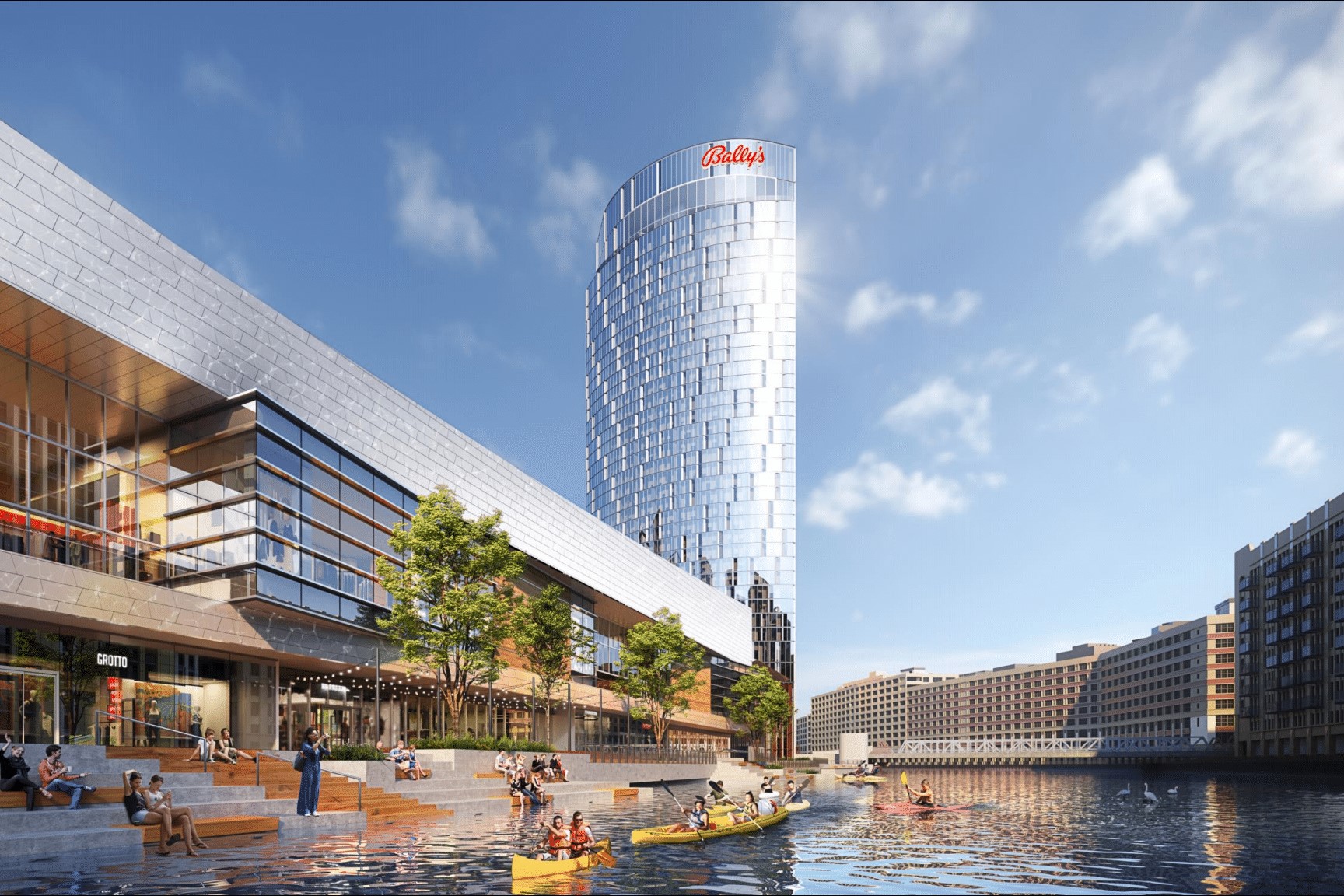 Bally’s plans to open a $1.7 billion casino along the Chicago River by 2026. (Bally’s)
