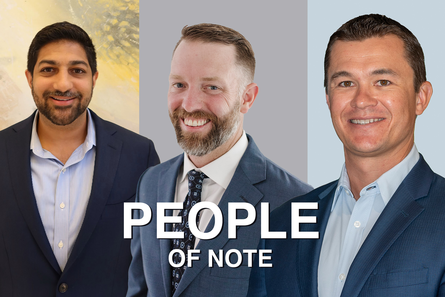From left: Amit Rustgi (Tishman Speyer), Ryan Young (Cushman & Wakefield), Patrick Wade (CBRE)