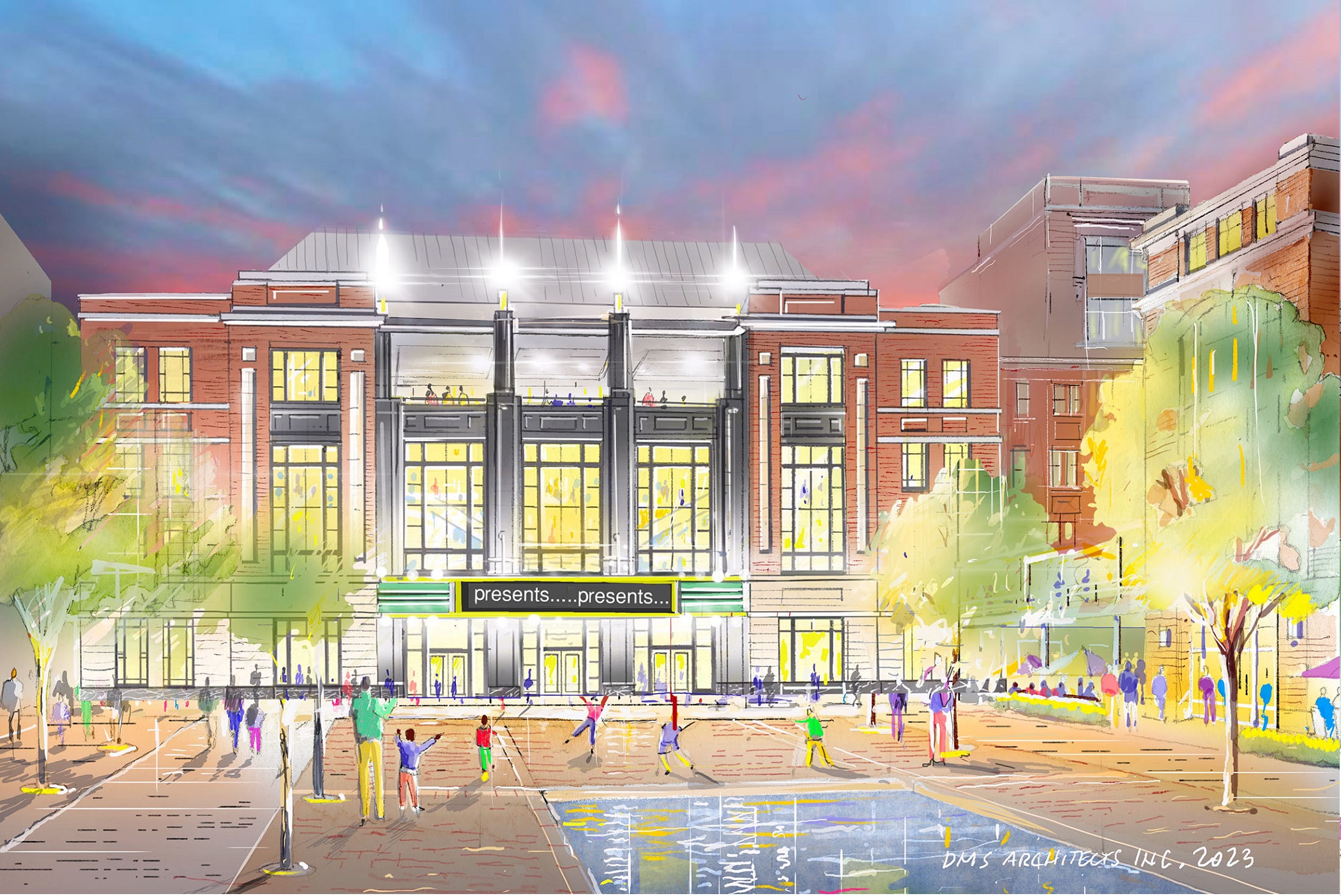 Plans for the Ox Fairfax include a hotel and a 2,700-seat concert venue. (Ox Hill Cos.)