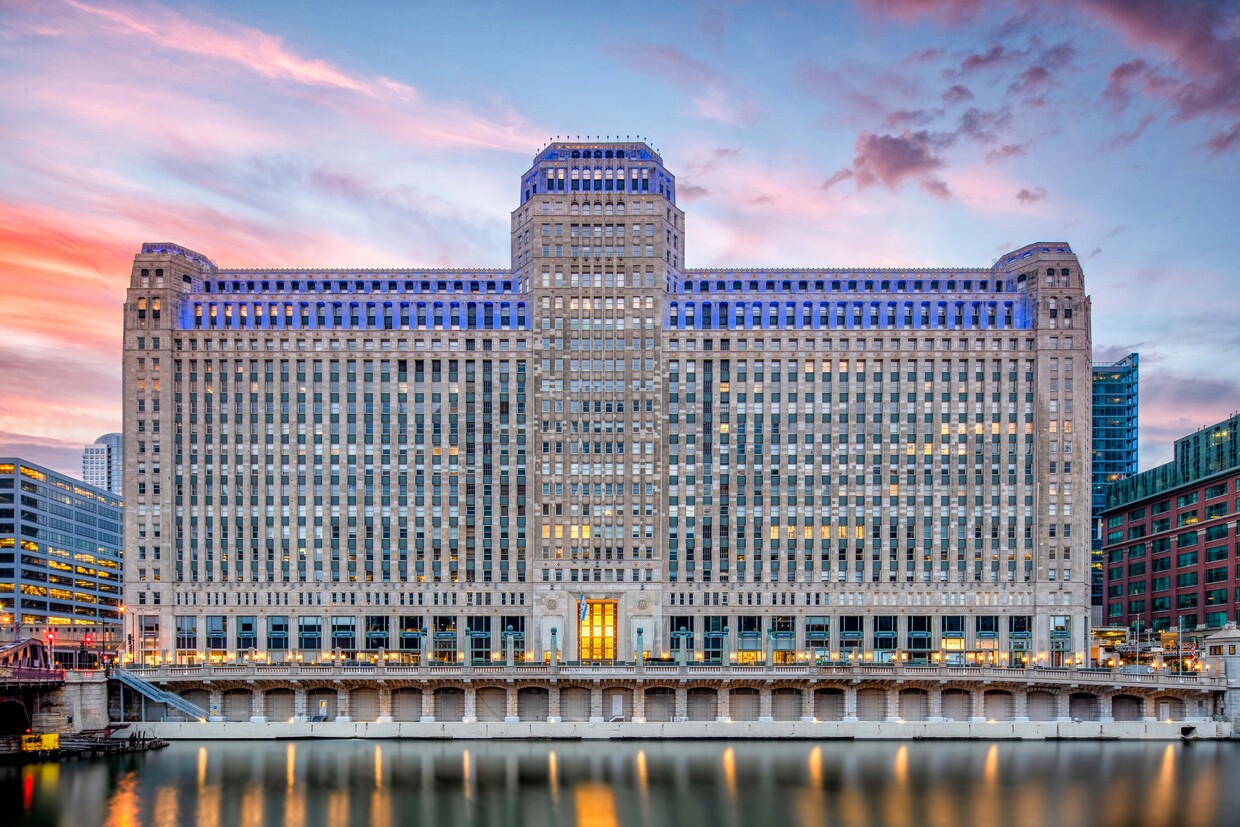 Medline is expanding its office space in the Merchandise Mart along the Chicago River. (Gian Lorenzo Ferretti/CoStar)