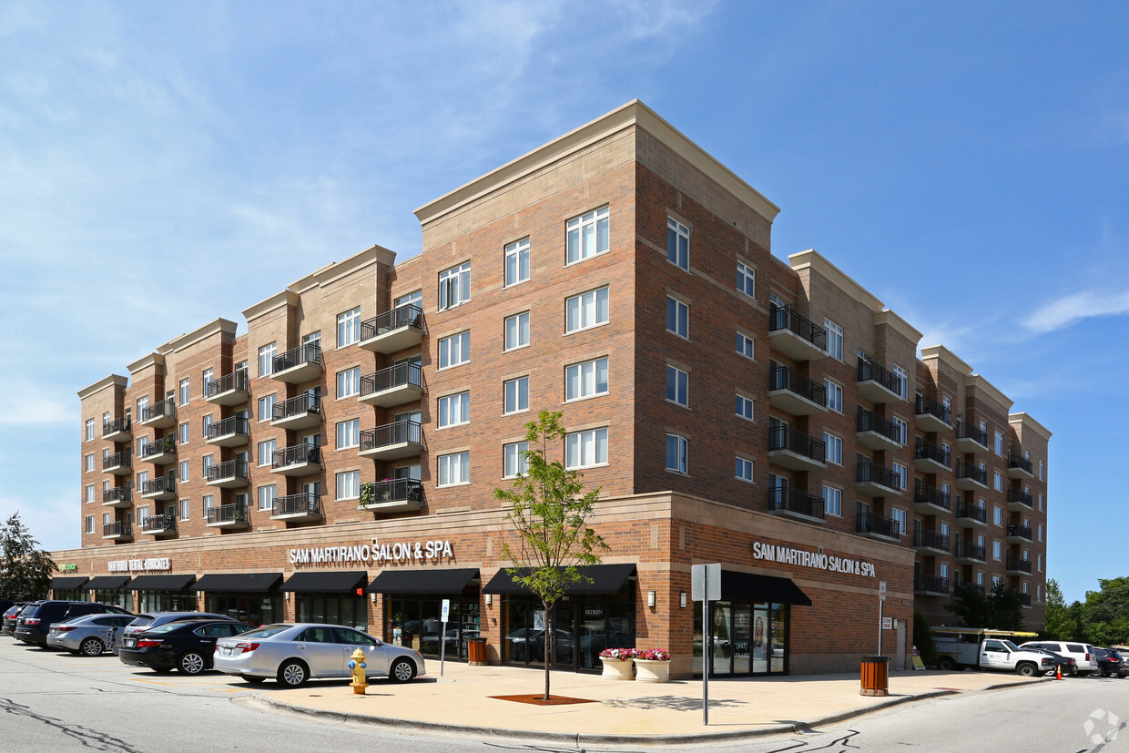 The 85-unit Arrive Town Center apartment building in Vernon Hills, Illinois, has sold for almost $28 million. (Justin Schmidt/CoStar)