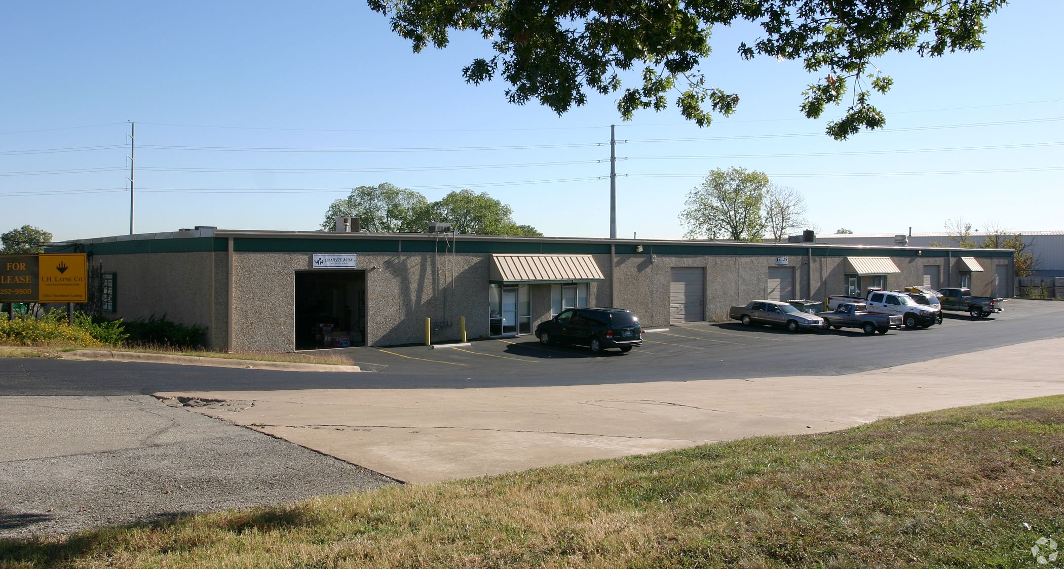 The industrial building at 10109 McKalla Place, which is located next to Q2 Stadium in Austin, Texas, could be torn down and replaced by a 274-unit apartment building. (CoStar)
