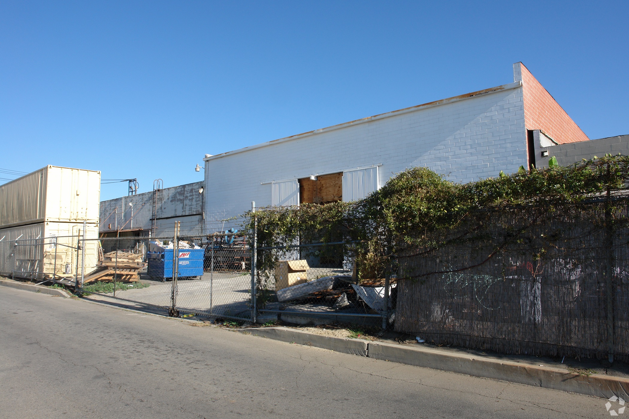A seven-property industrial portfolio sold in the Los Angeles neighborhood of Van Nuys at 15950 Strathern St. (CoStar) 