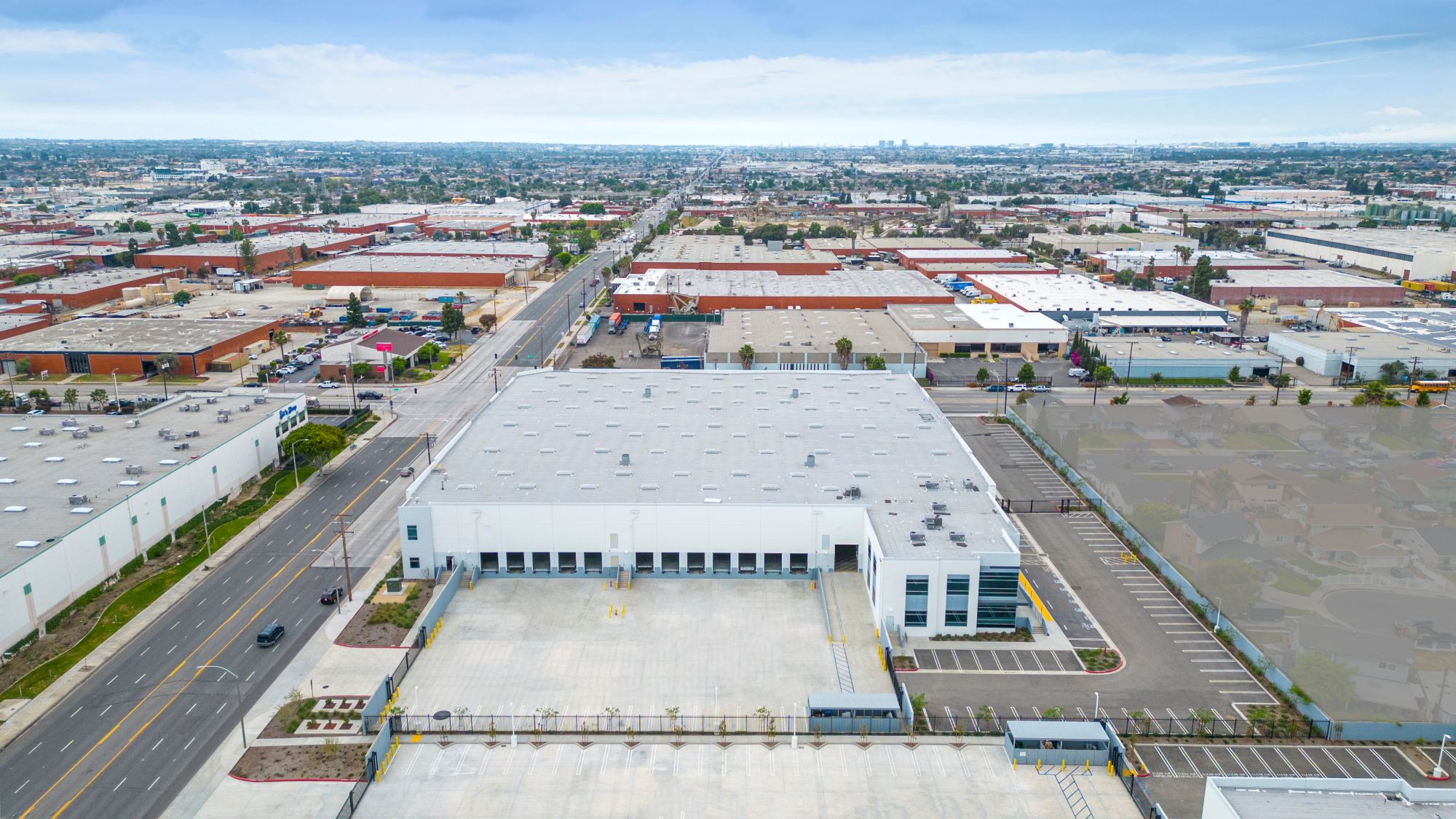 CPP Investments has formed a joint venture with Bridge Industrial, a firm that owns this property in the Los Angeles area. (CoStar)