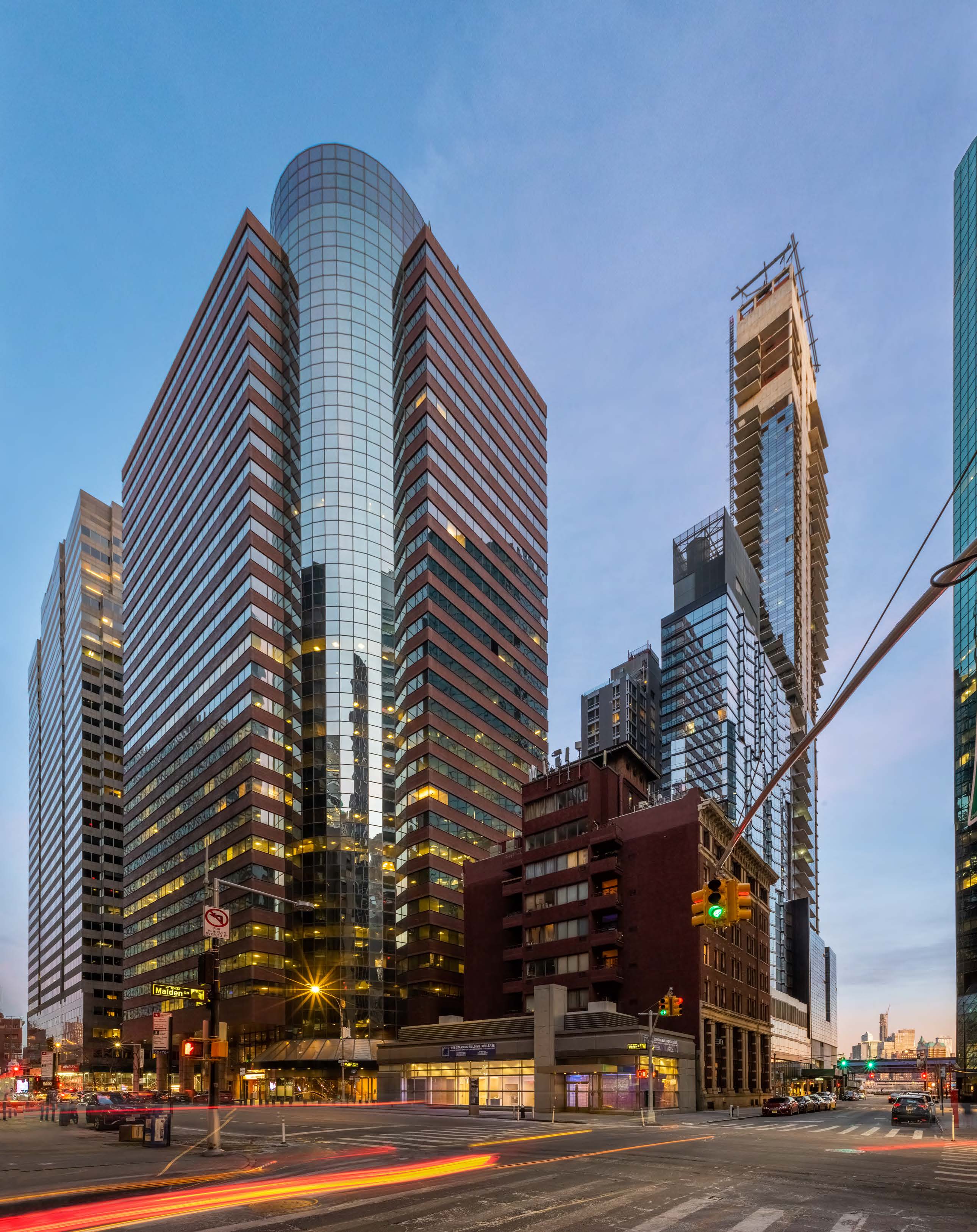 The tower at 175 Water St. in lower Manhattan was sold to a firm specializing in adaptive reuse projects. (JLL)