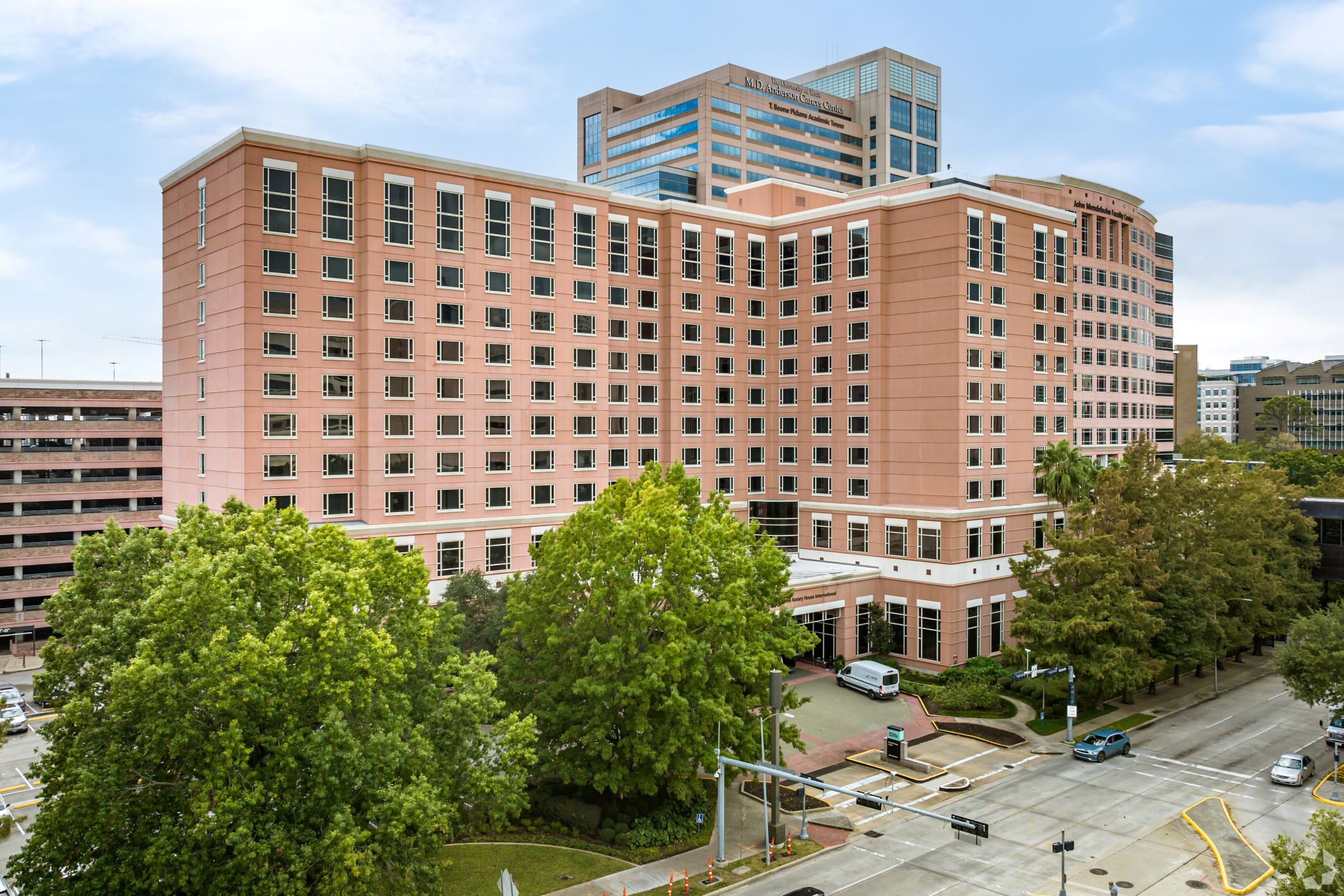 The University of Texas System Board of Regents approved a budget increase for the Rotary House International Hotel's new wing in Houston's Texas Medical Center. (CoStar)