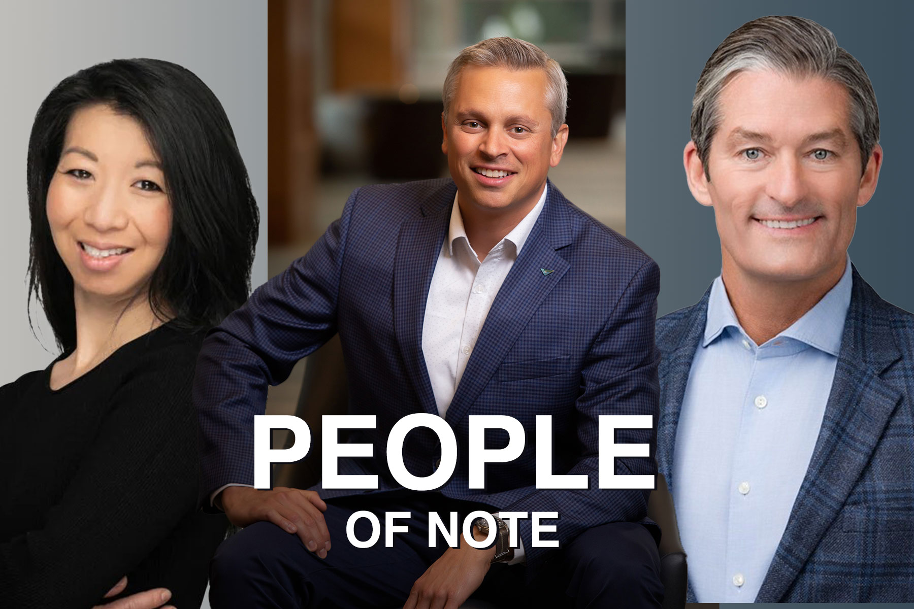 From left: Christina Chiu (Empire State Realty Trust), Shawn Tibbetts (Armada Hoffler), John Hundley (Newmark)