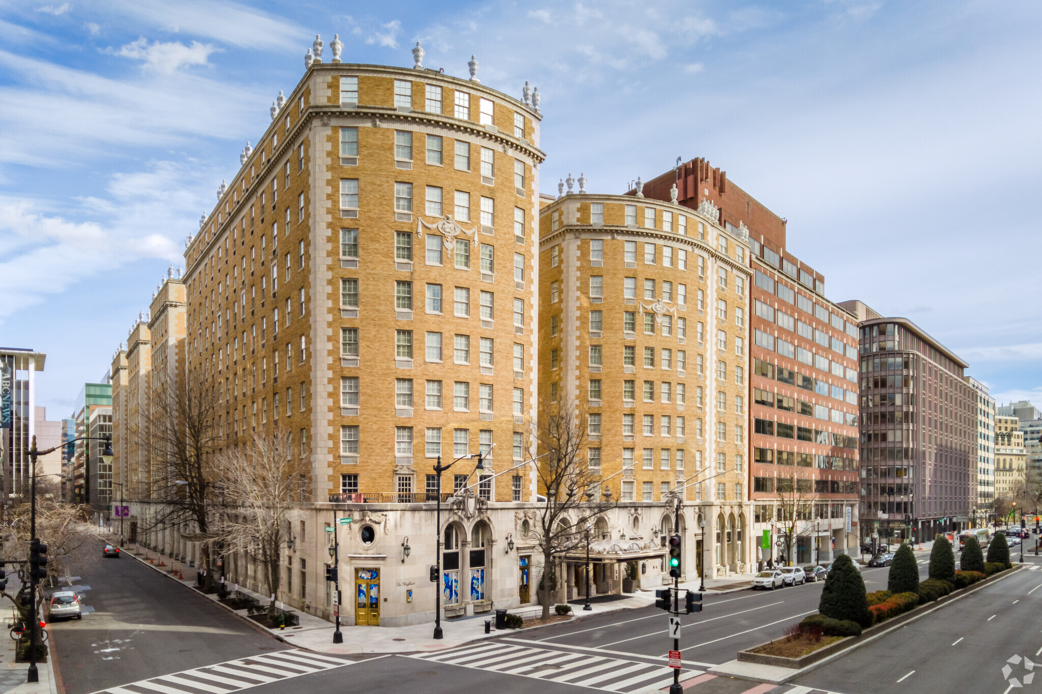 The Mayflower is a historic 581-room hotel that has hosted a long list of presidents and celebrities. (CoStar)
