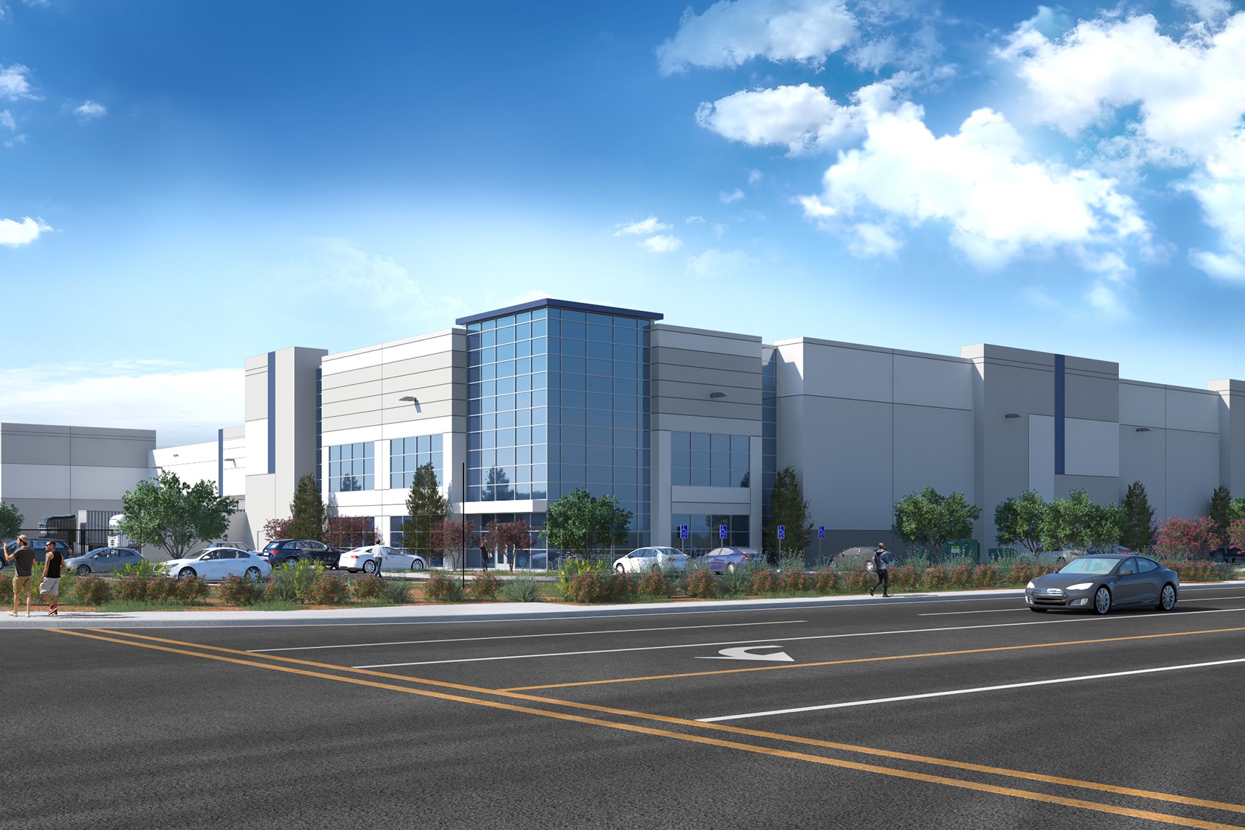 A Houston developer plans to start the Renaissance Logistics Center next month. (Lovett Industrial)
