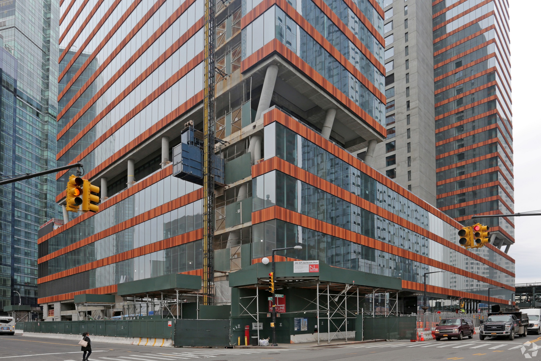 The Jacx, a Tishman Speyer mixed-use development in the New York City borough of Queens, was partially financed by a $425 million green bond offering. (Perez Folds/CoStar)