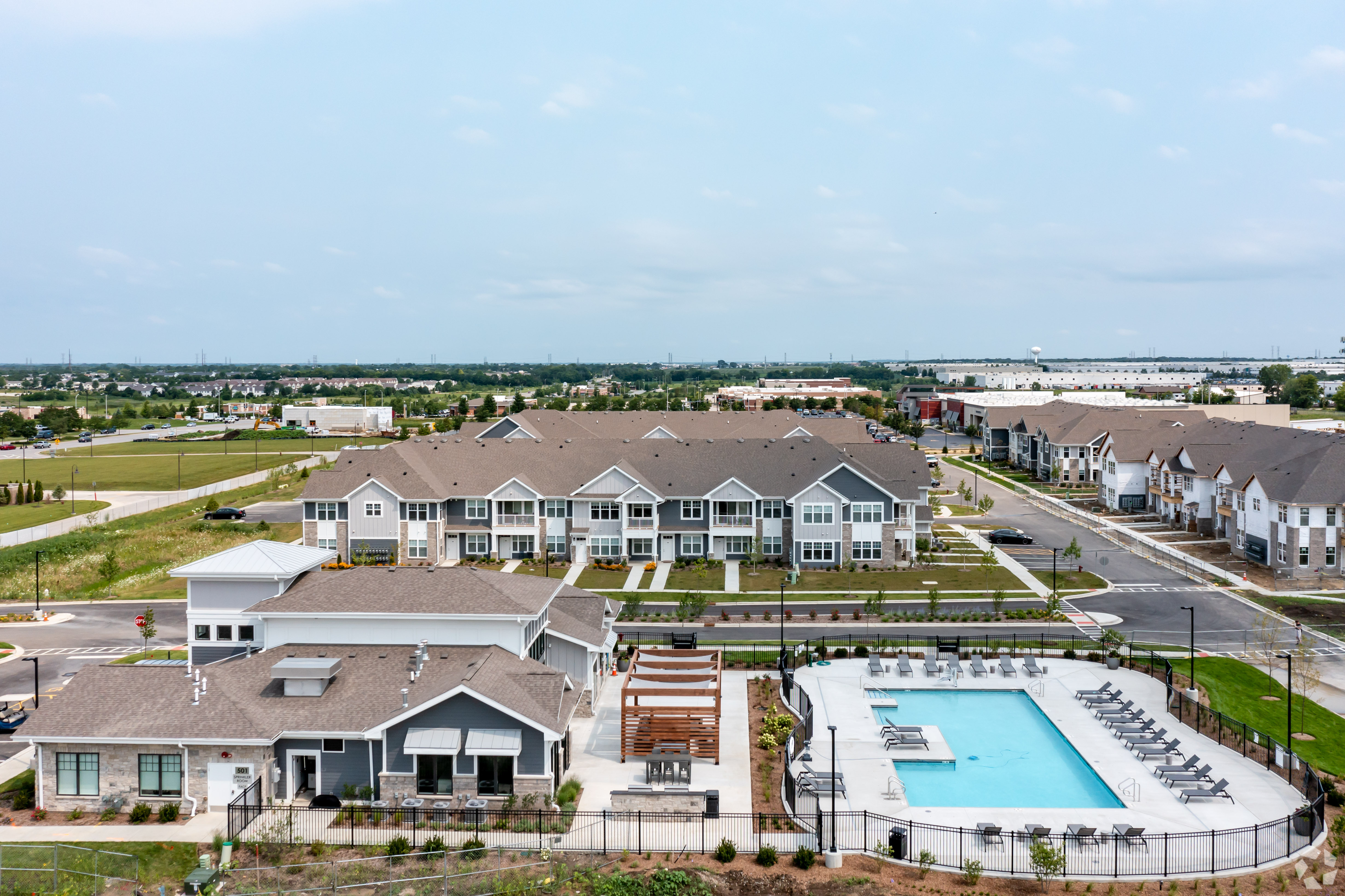 JVM Realty has paid $71.5 million for the 240-unit apartment complex at 501 S. Weber Road in Romeoville, Illinois, which it has renamed The Bluffs. (CoStar)