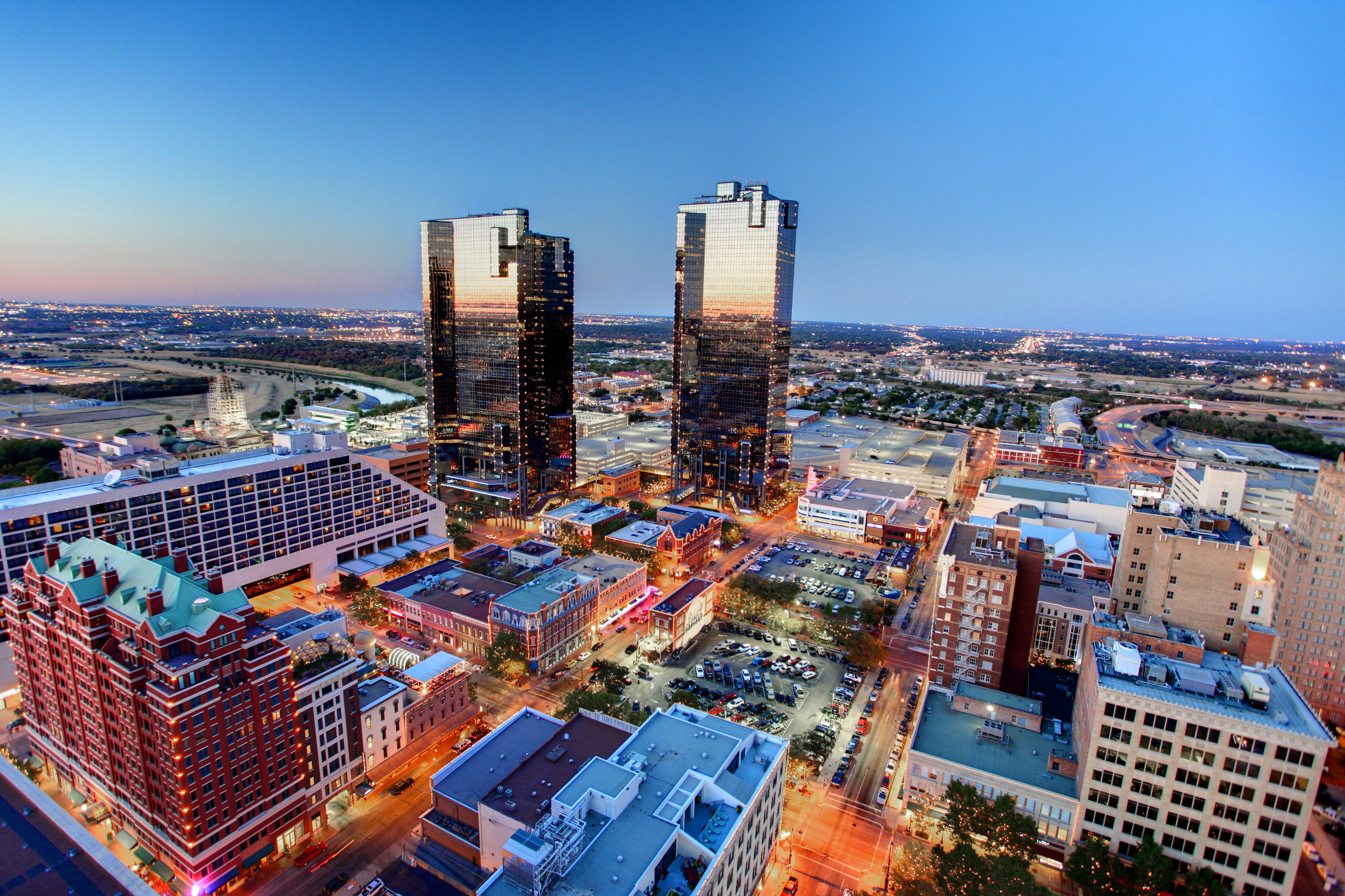 TPG has dual headquarters in San Francisco and Fort Worth, Texas. TPG is the largest tenant in Bank of America Tower, seen here in Fort Worth. (CoStar)