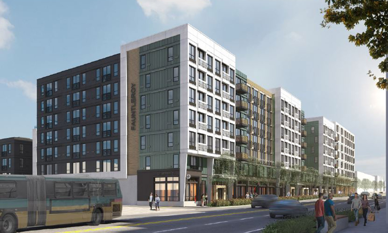 Maris, a 306-unit luxury multifamily complex, was built in 2021. (rendering/Cushman & Wakefield)