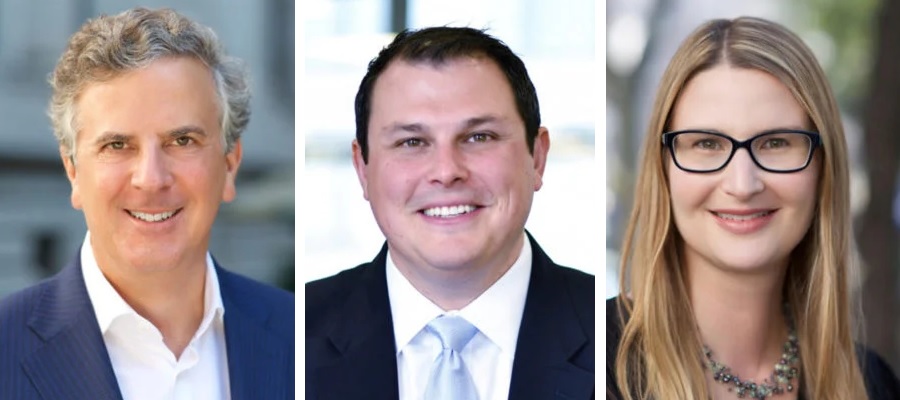 MGAC appointed Mark Anderson, left, as president and CEO; Steve Hay, center, as COO; and Sandra Grande, right, as CMO. (MGAC)