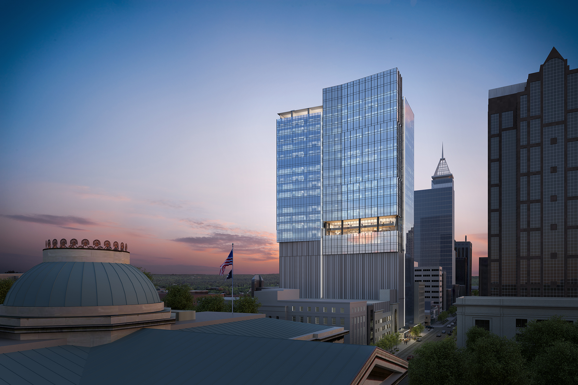 30Story Office Tower Planned for Downtown Raleigh, North Carolina