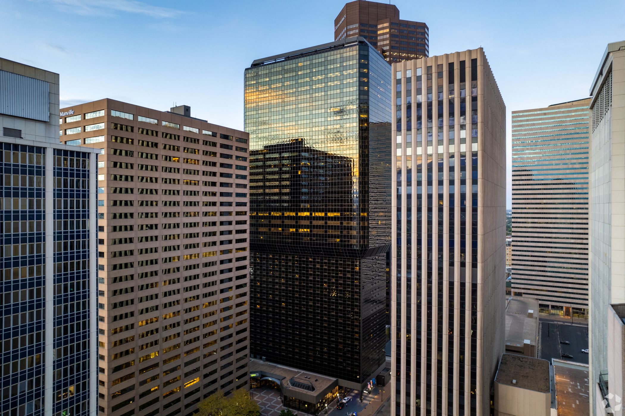 The Colorado Department of Labor and Employment will be shrinking its office space once it relocates to the City Center tower at 707 17th St. (CoStar) 